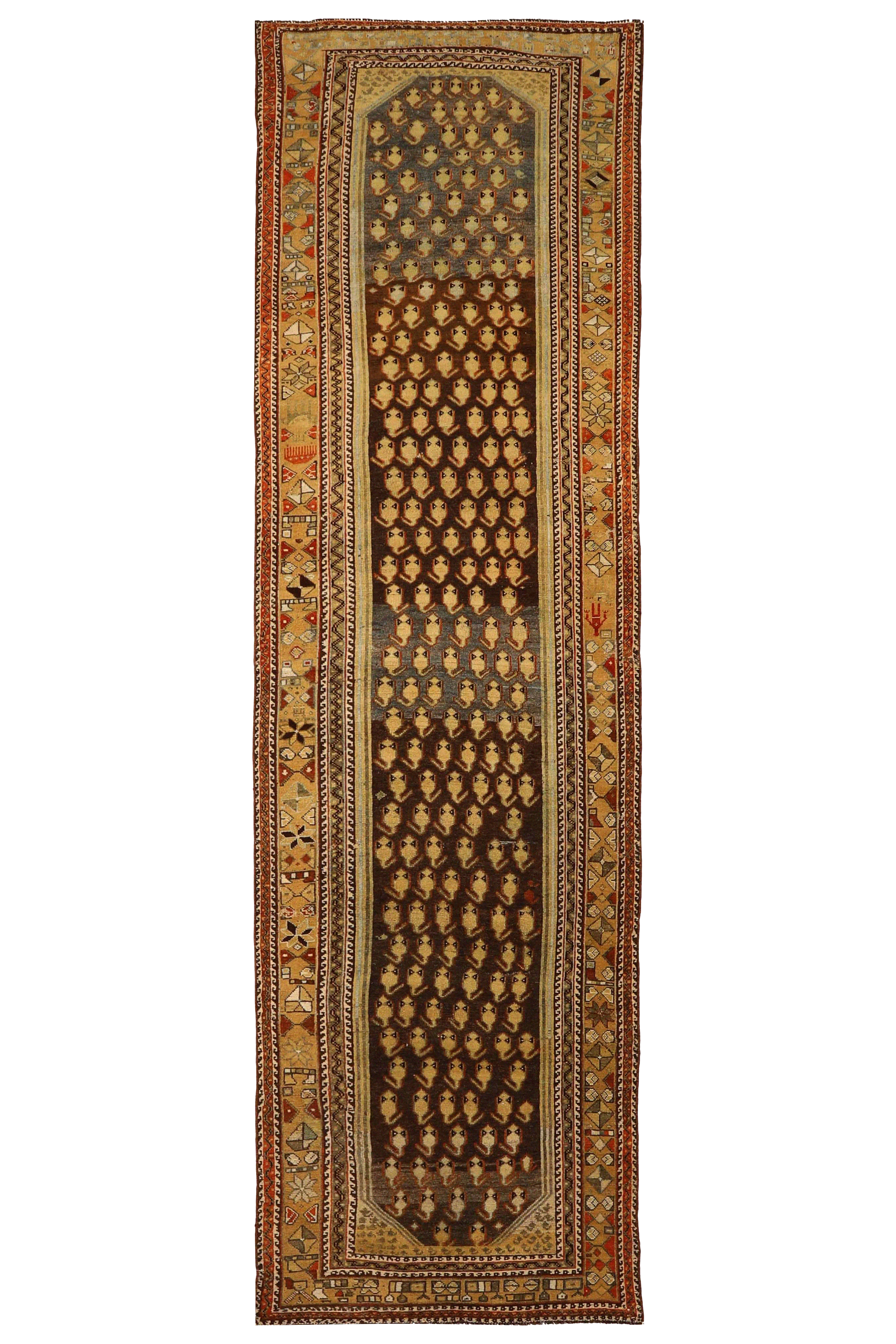 Antique Persian Bakhtiar Traditional Rug 93405