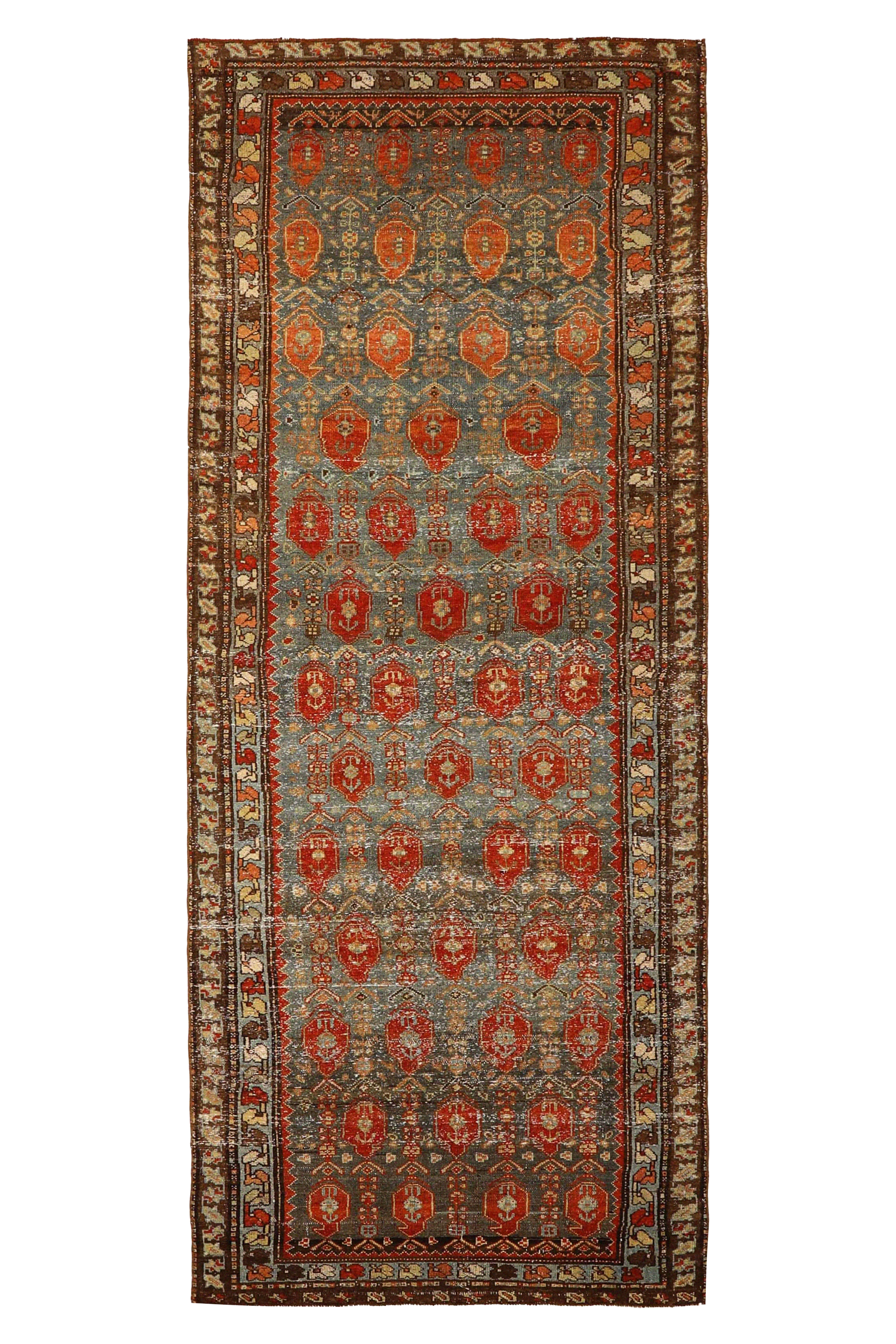 Antique Persian Bakhtiar Transitional Rug 93406
