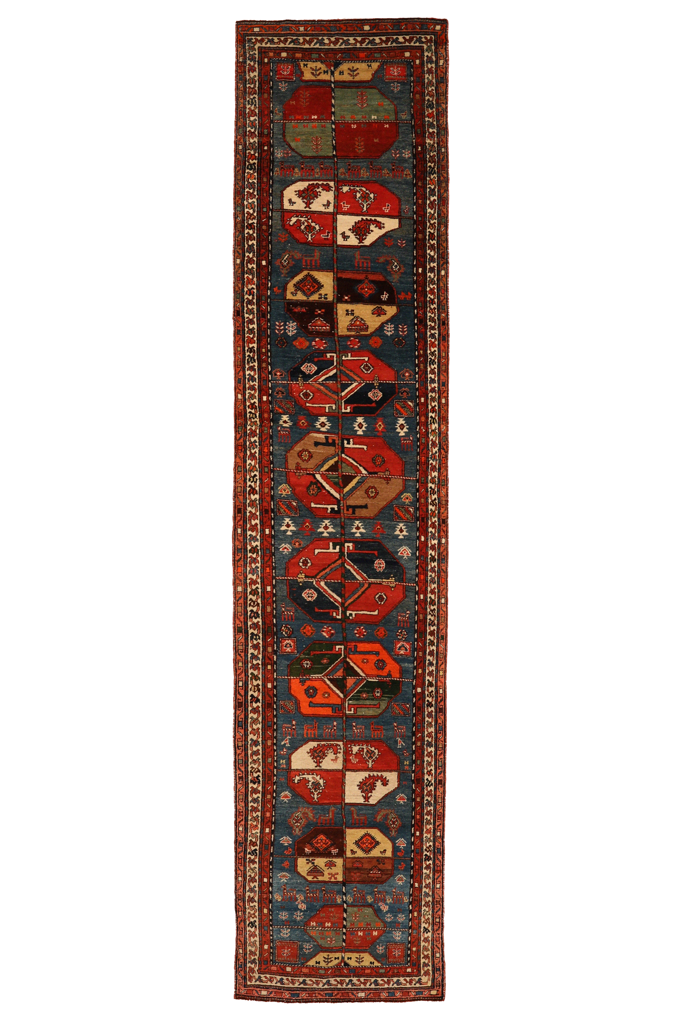 Antique Persian Azarbaijan Traditional Rug 93642