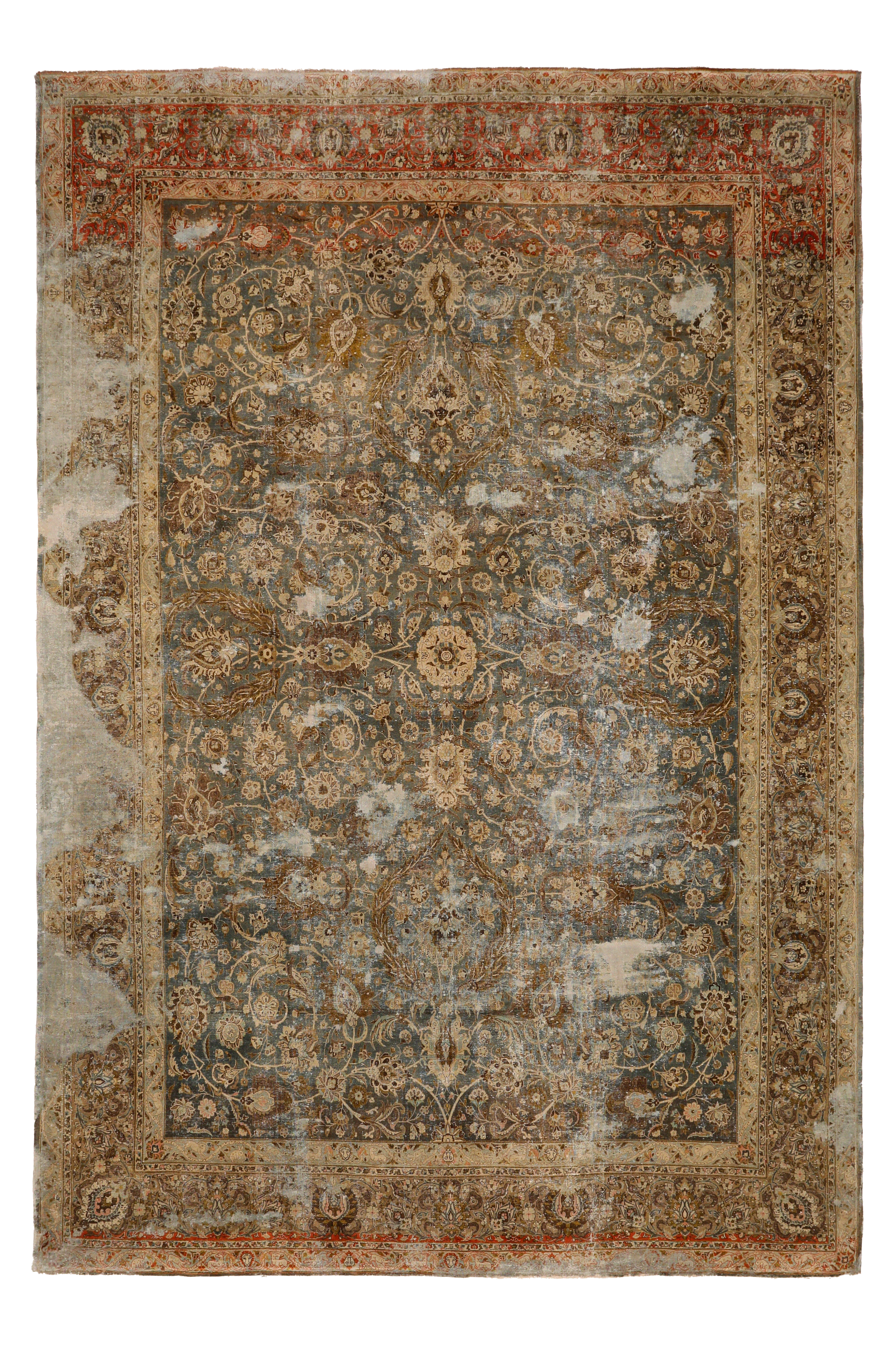 Antique Persian Tabriz Transitional Rug 94550