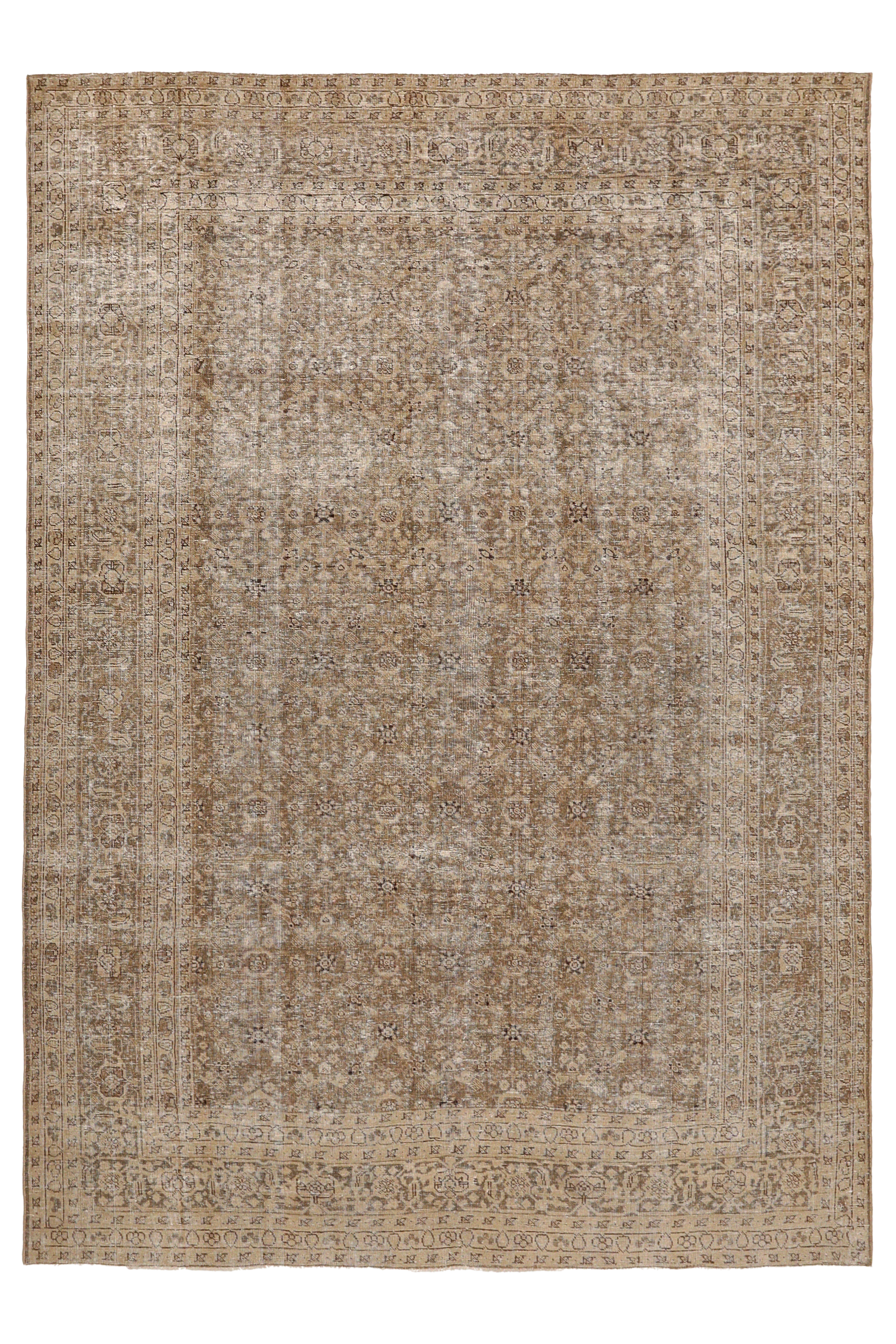 Antique Persian Tabriz Traditional Rug 94554