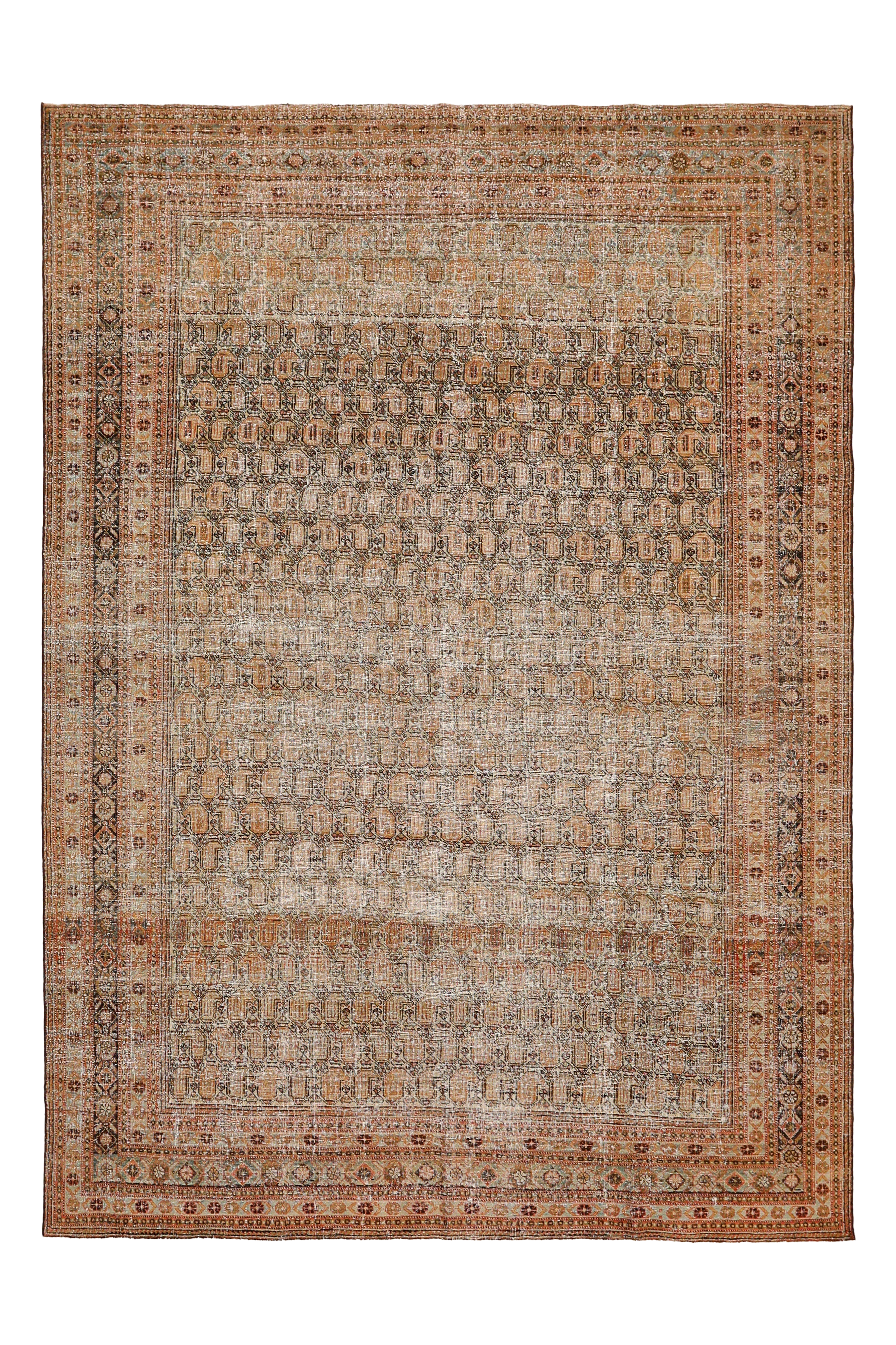 Antique Persian Mahal Traditional Rug 94559