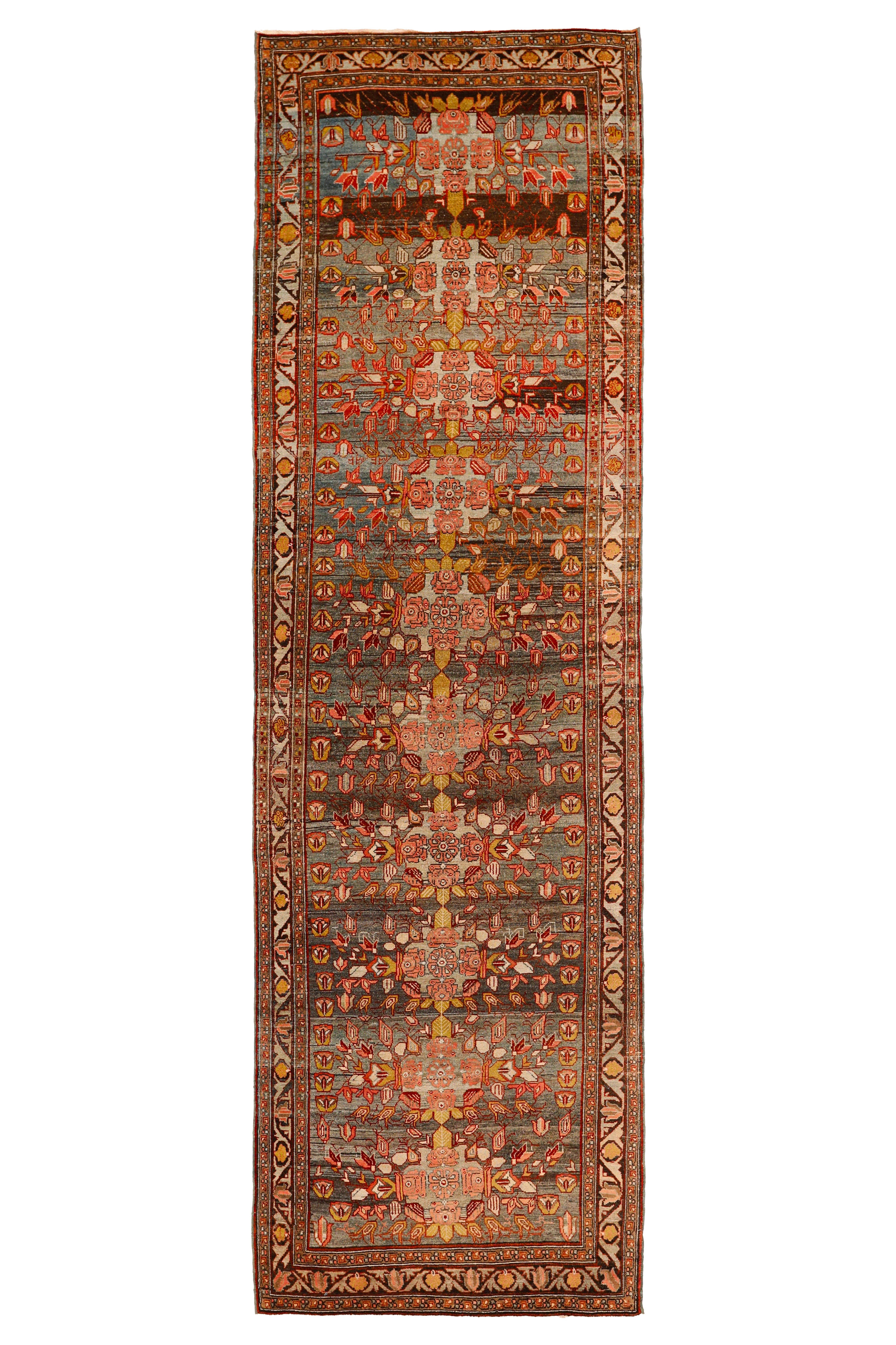 Antique Persian Malayer Traditional Rug 94564