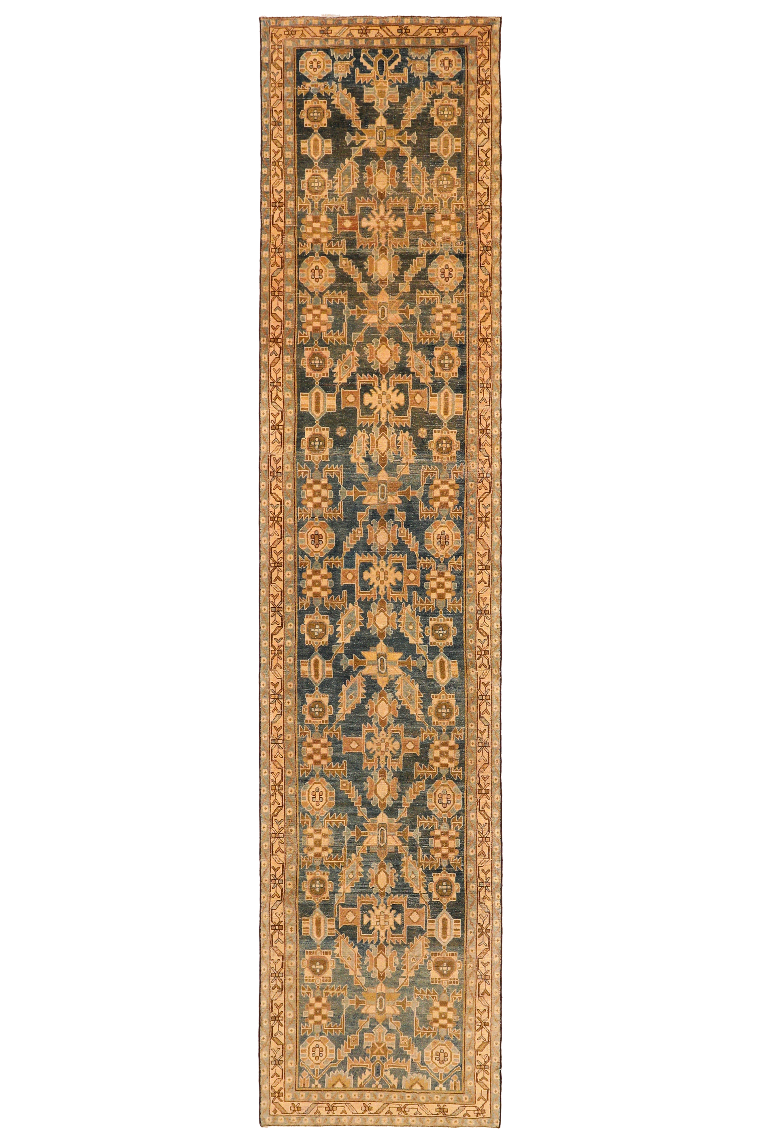 Antique Persian Malayer Traditional Rug 94565