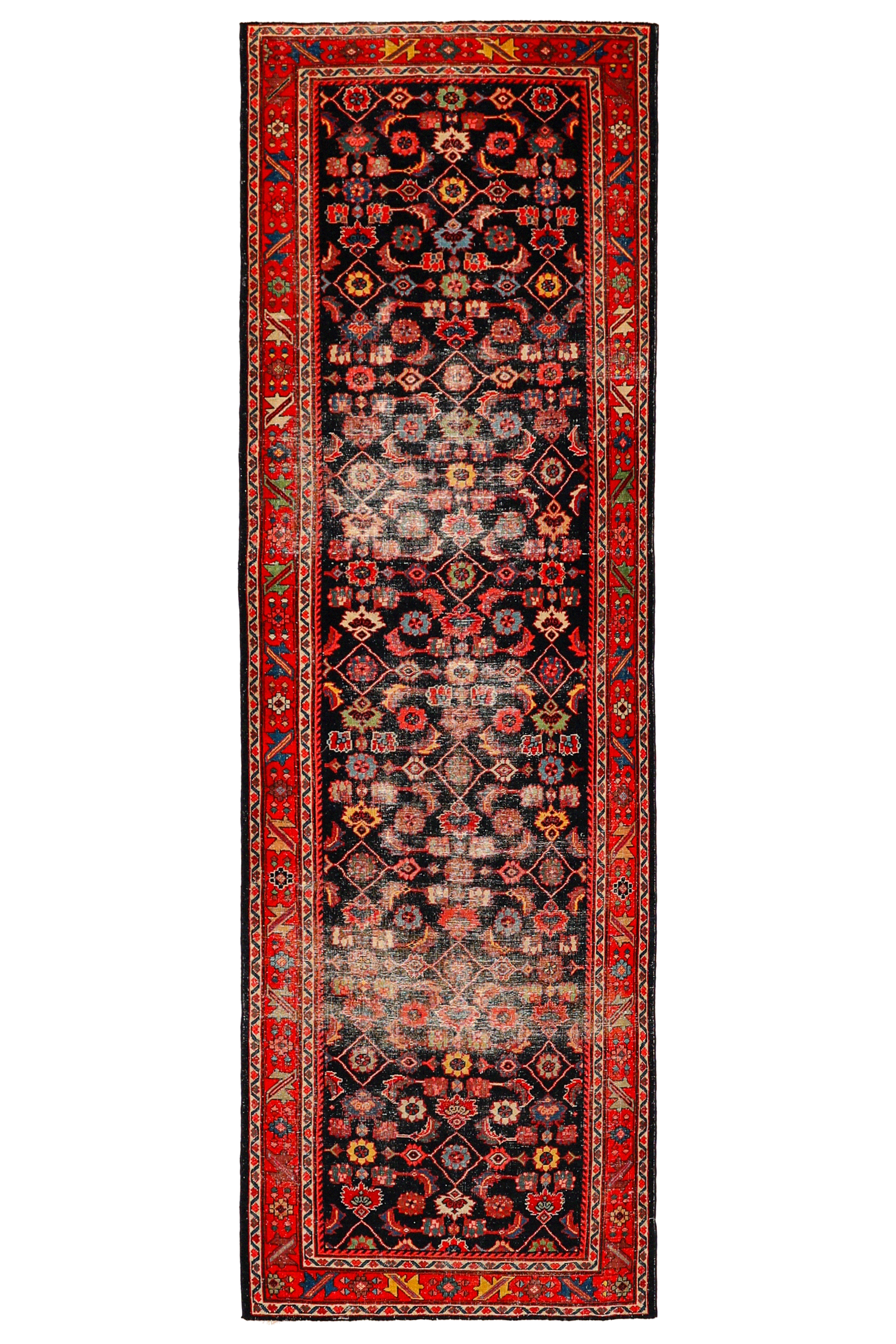 Antique Persian Mahal Traditional Rug 94571
