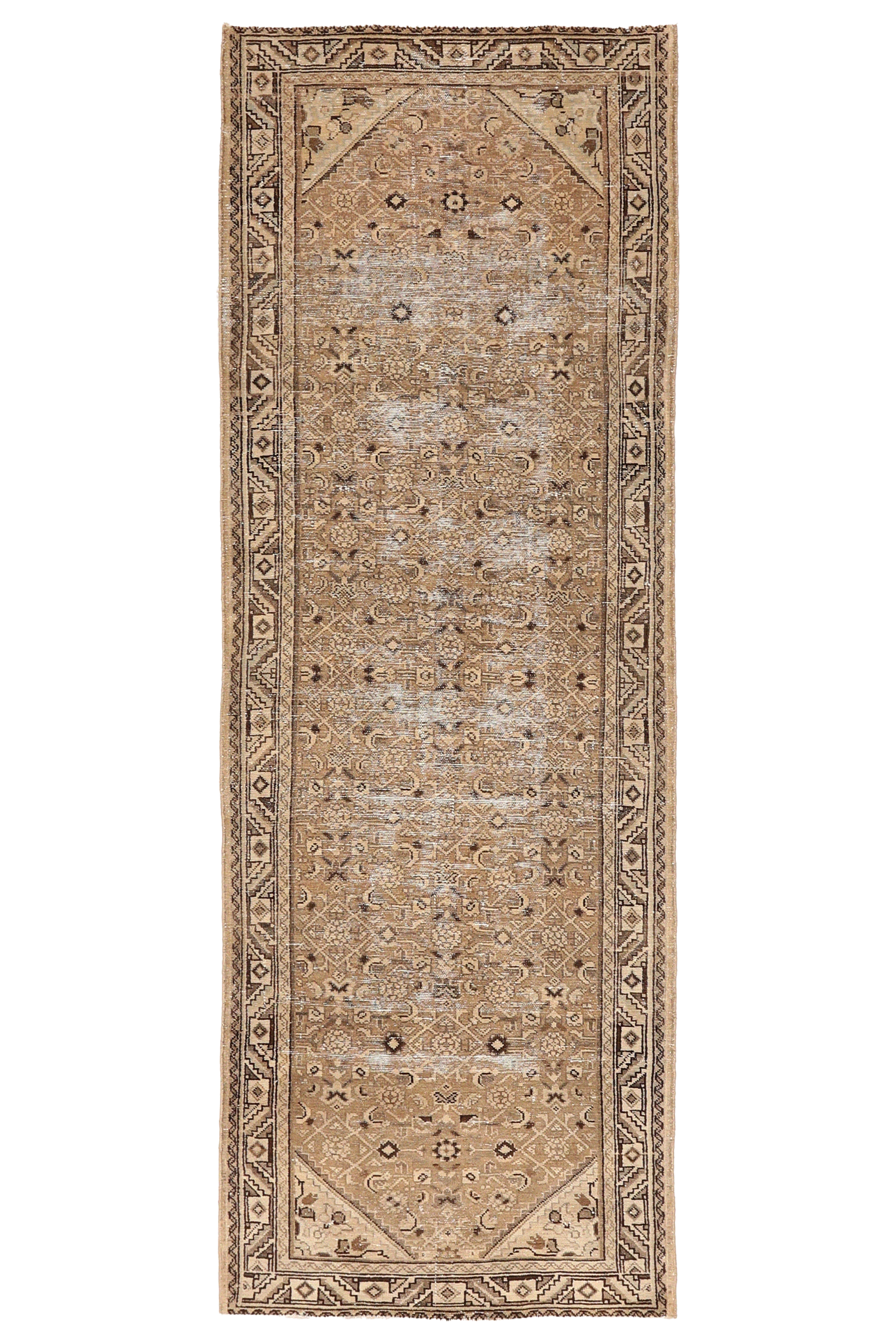 Antique Persian Mahal Traditional Rug 94572