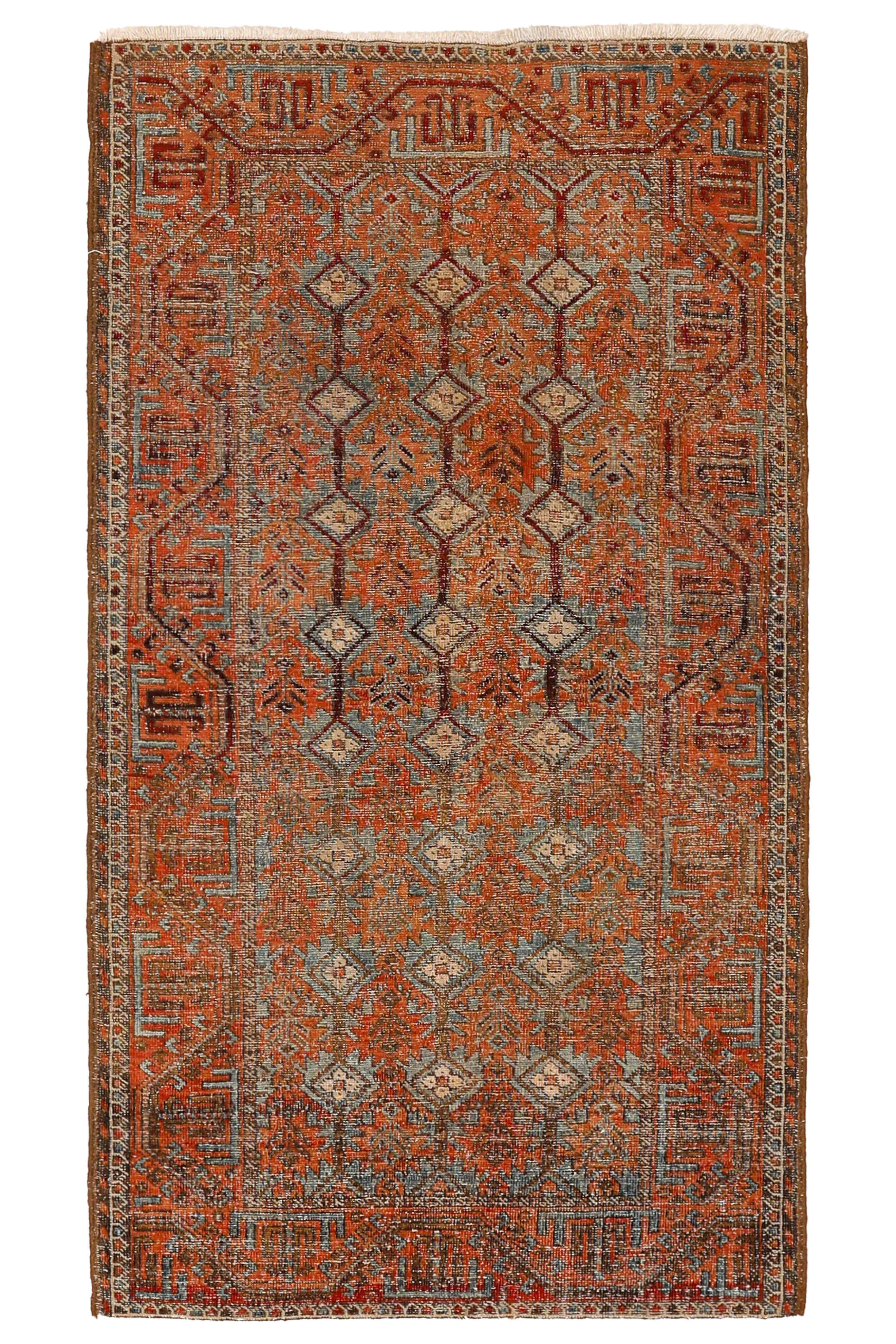 Antique Persian Malayer Traditional Rug 94577