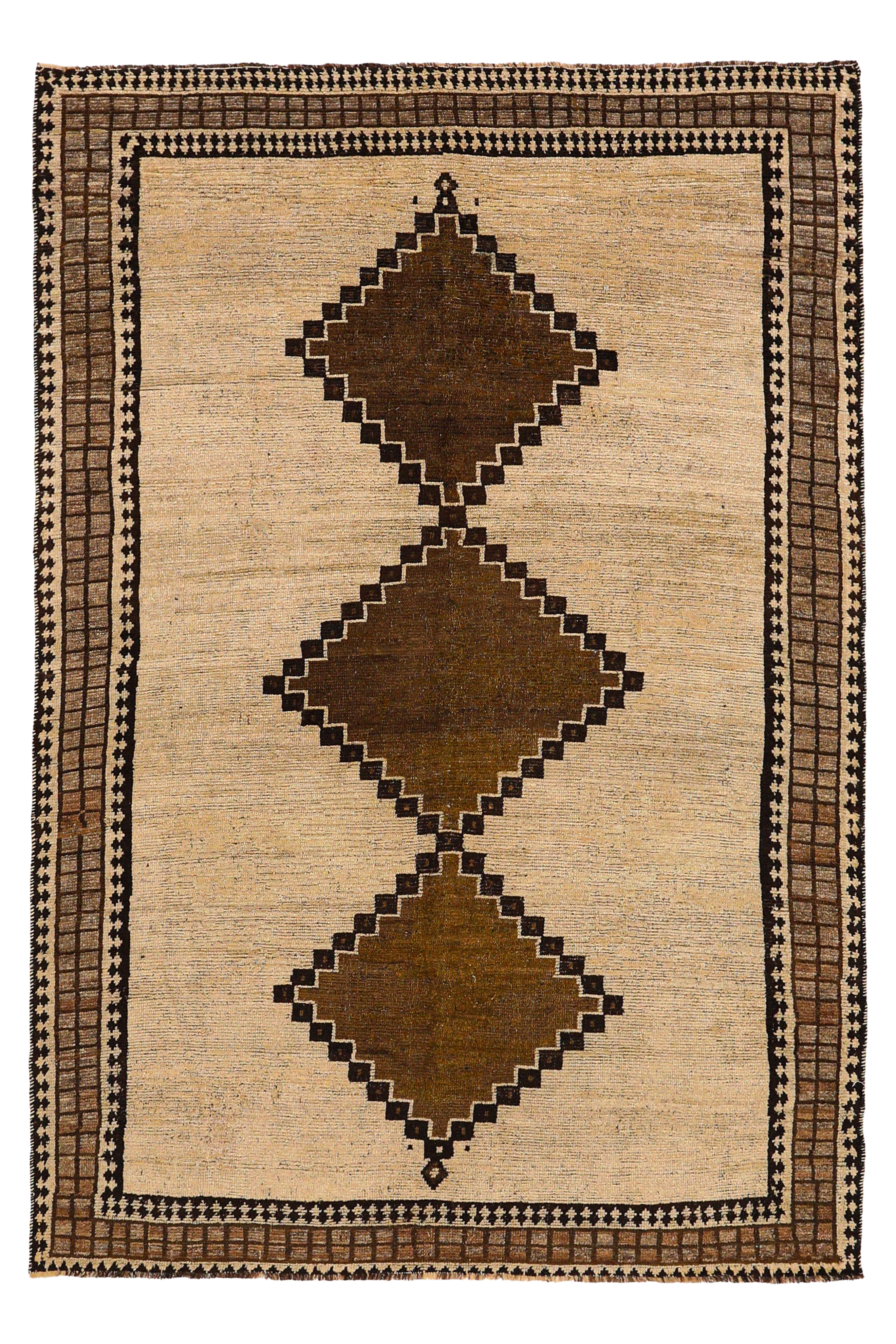 Antique Persian Gabbeh Traditional Rug 94580