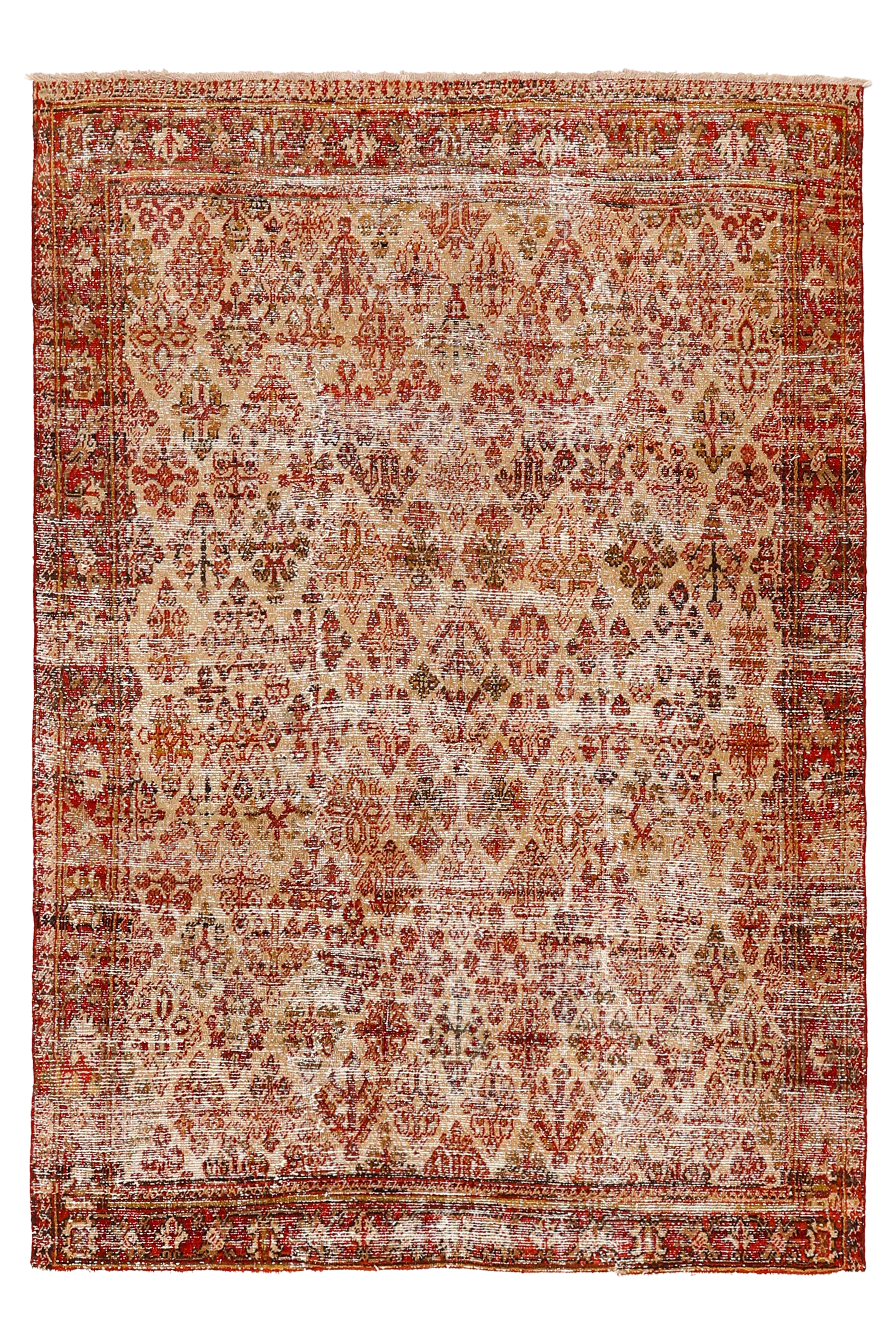 Antique Persian Joshegan Traditional Rug 94590