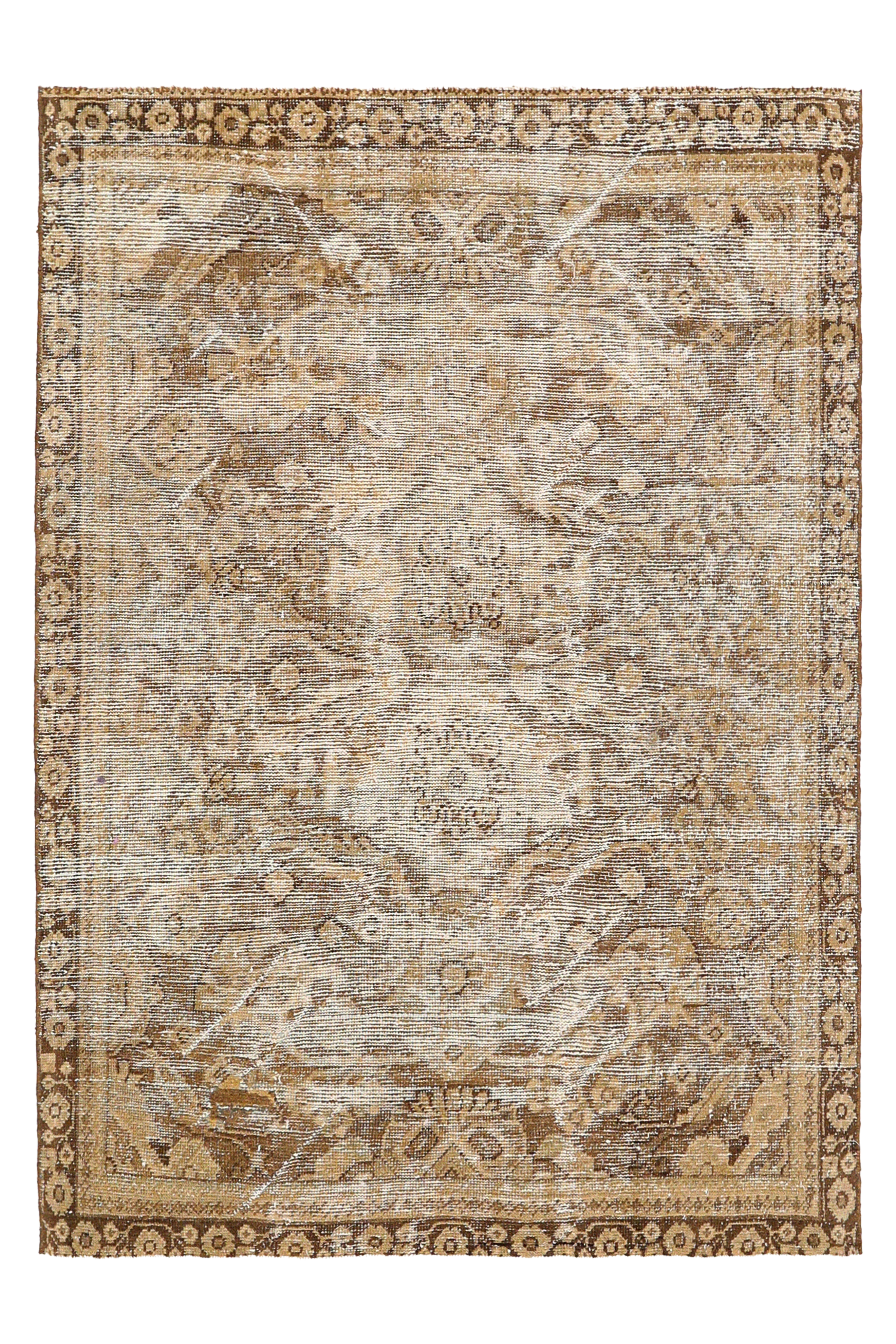 Antique Persian Mahal Traditional Rug 94593