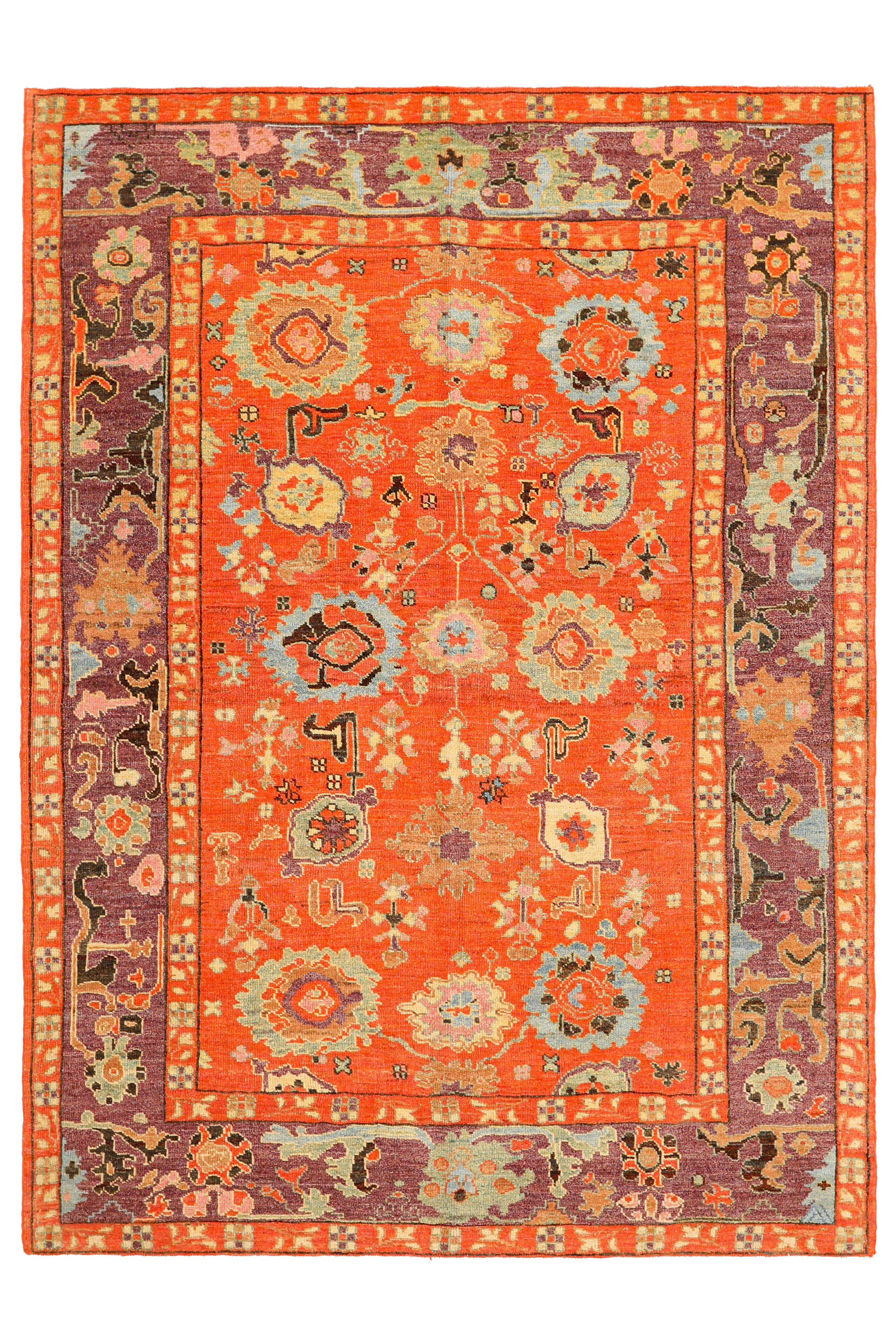 Turkey Oushak Tribal Rug 94595