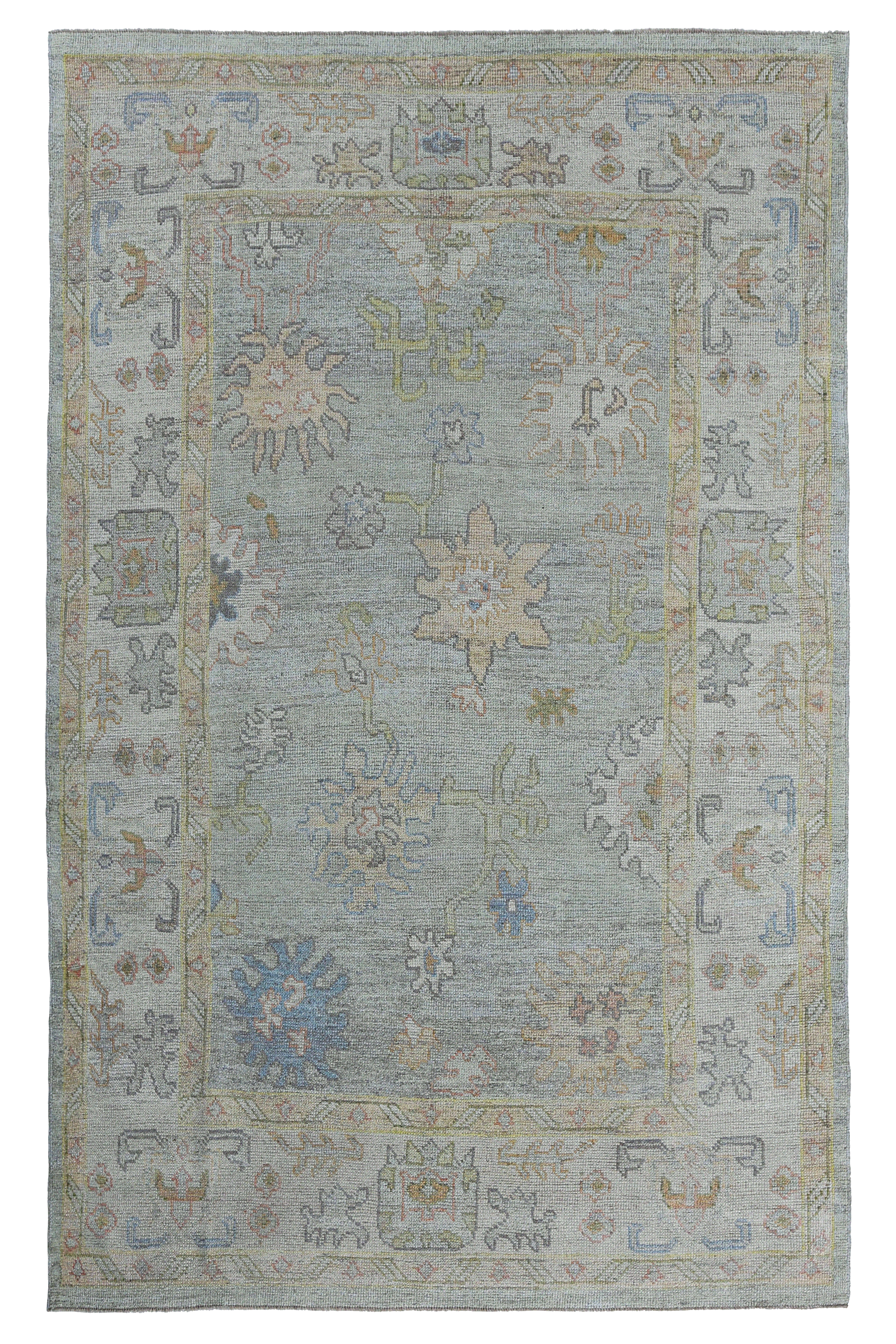Turkey Oushak Tribal Rug 95514