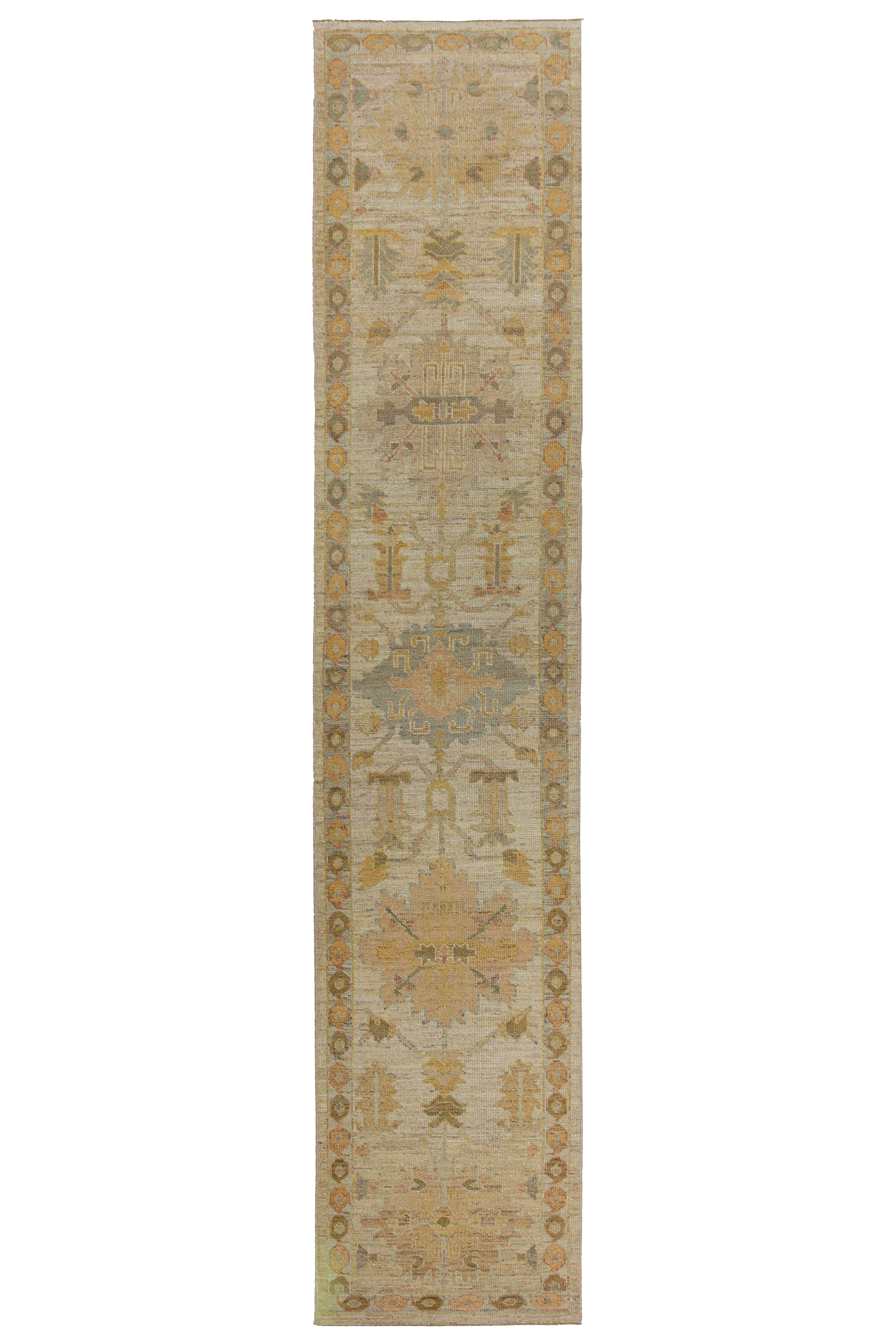 Turkey Oushak Tribal Rug 95644