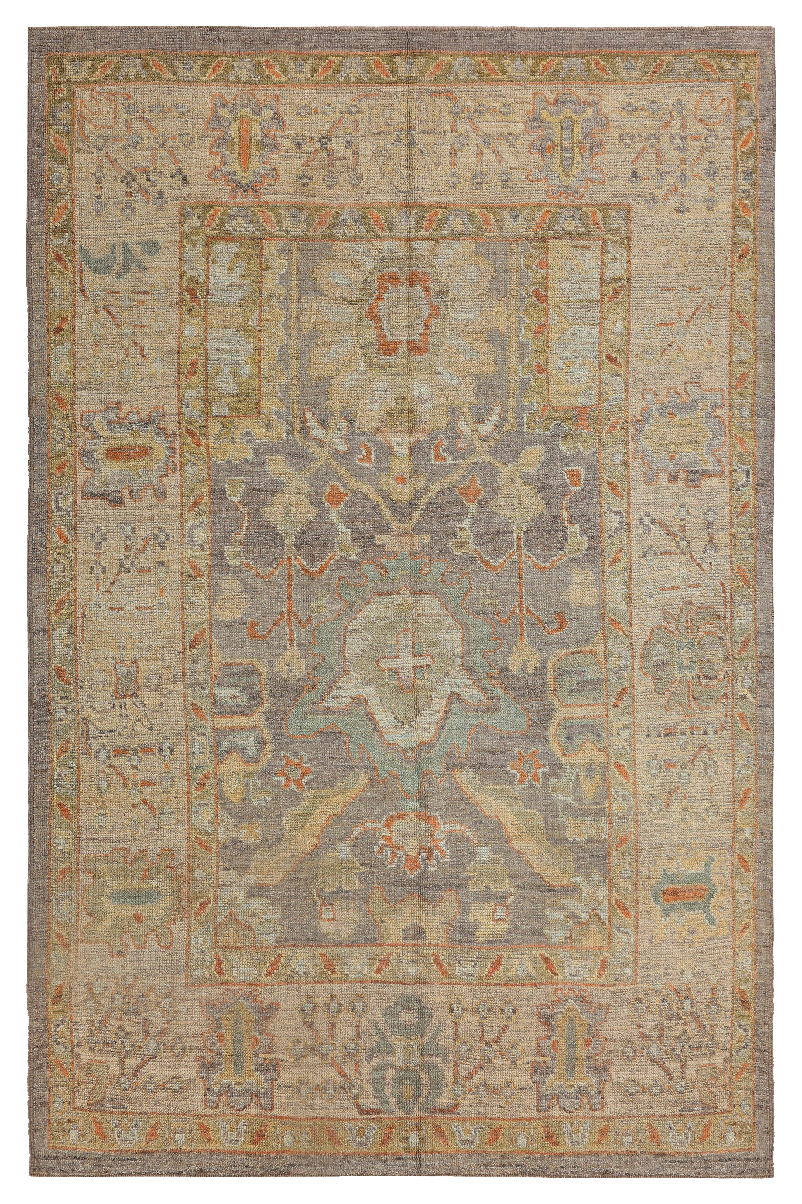 Turkey Oushak Tribal Rug 95645