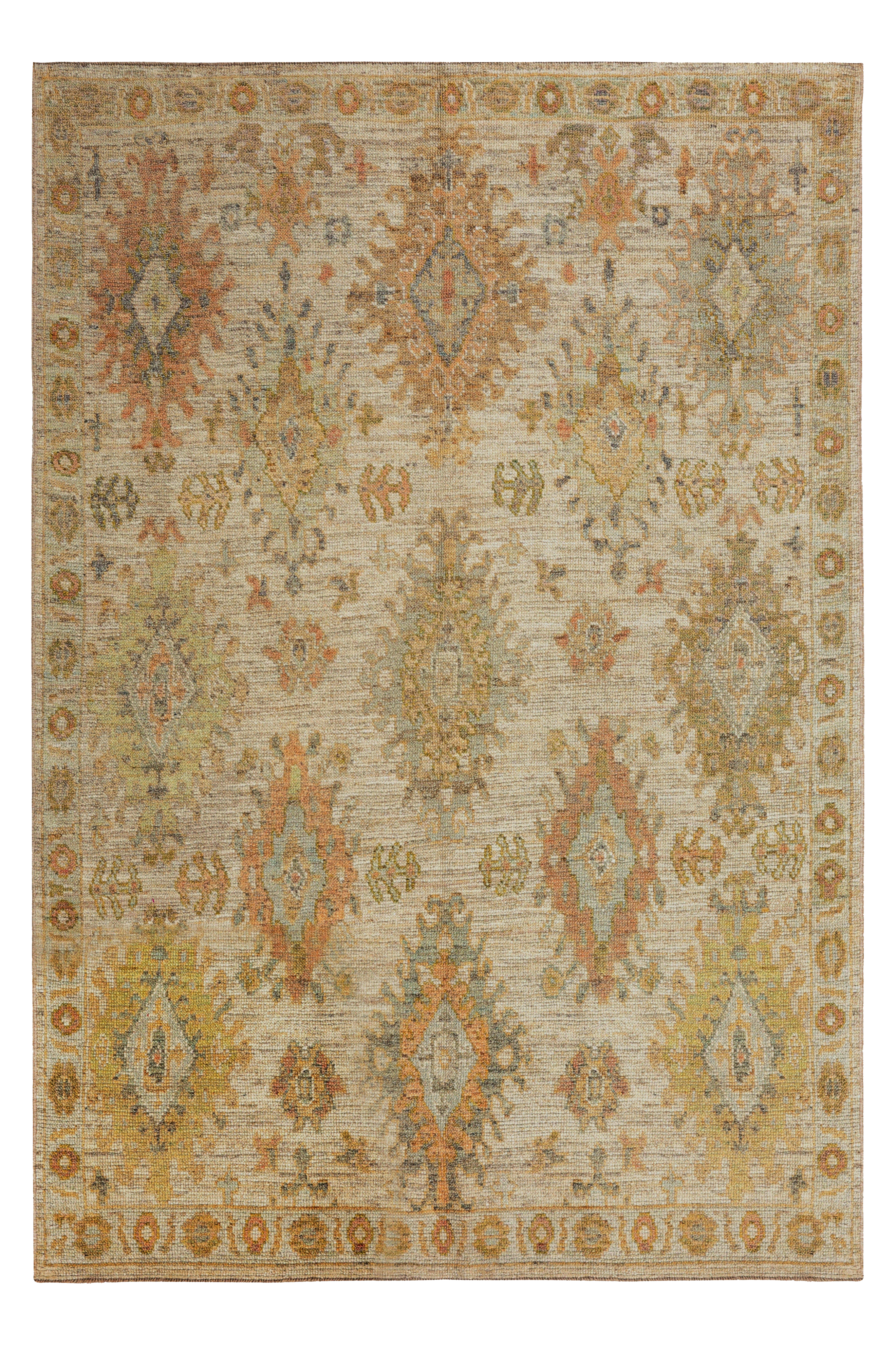 Turkey Oushak Tribal Rug 95648