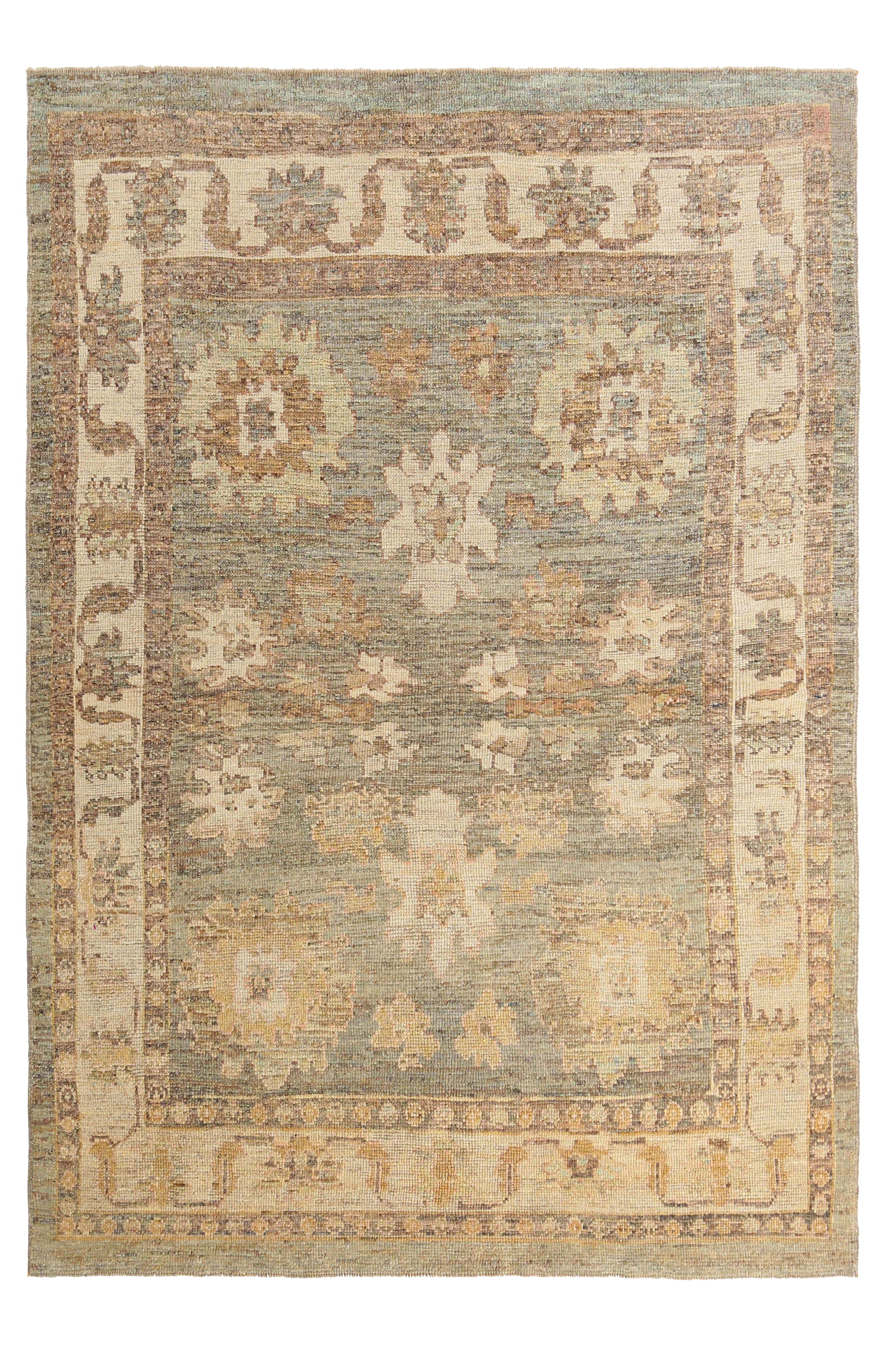Turkey Oushak Tribal Rug 95738