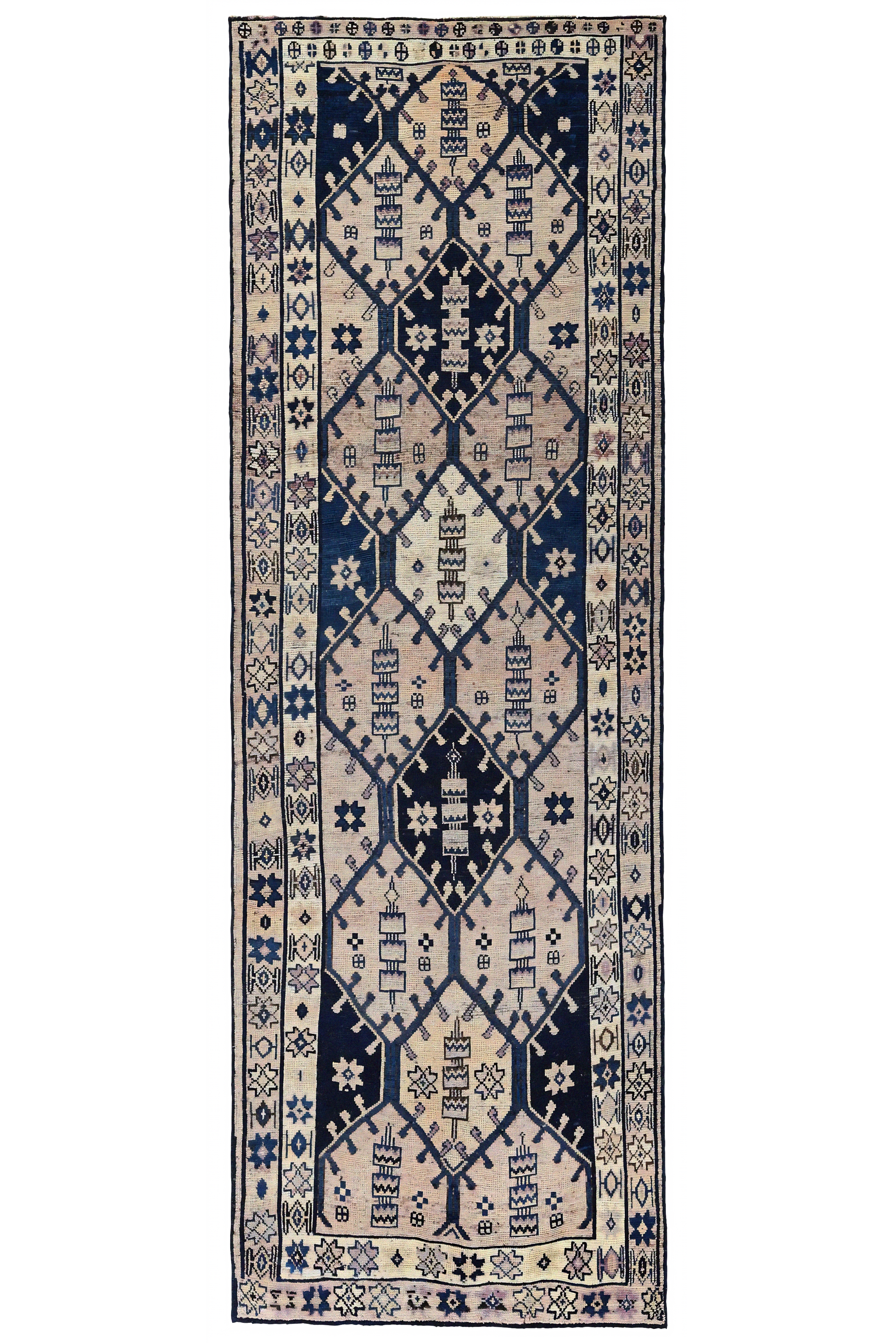 Antique Persian Shiraz Traditional Rug 96648
