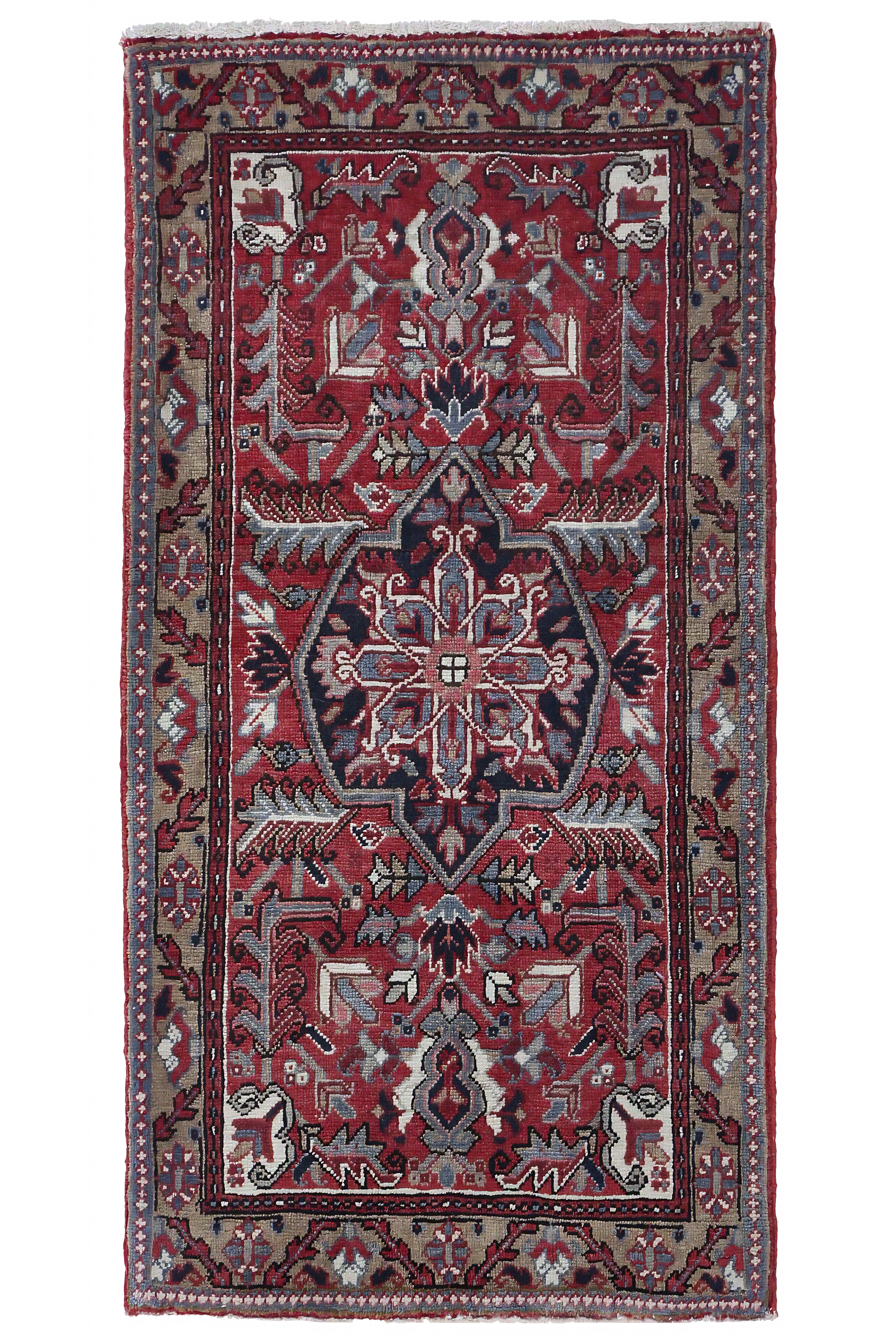 Antique Persian Heriz Traditional Rug 96652