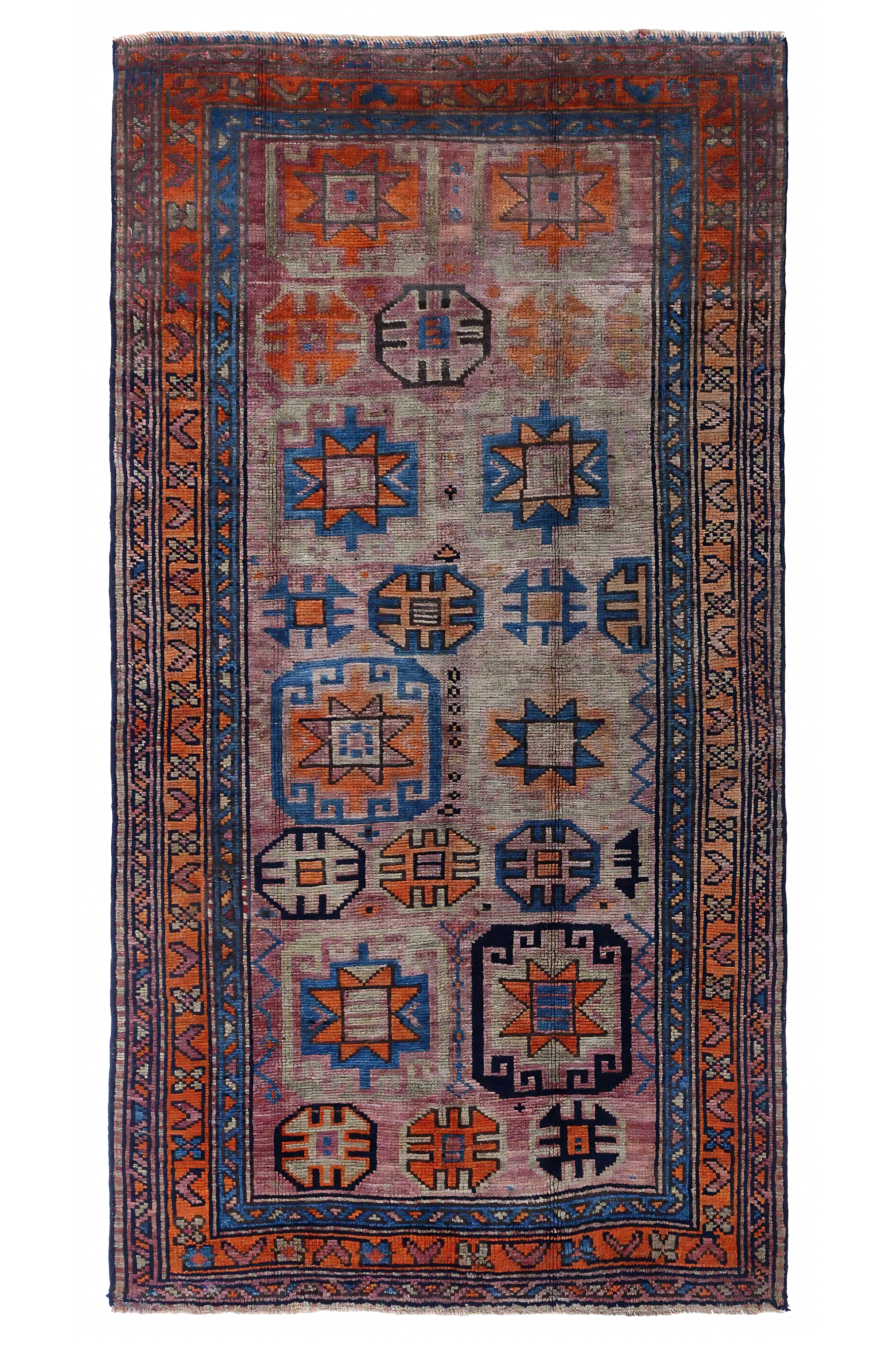 Antique Persian Azarbaijan Transitional Rug 96664