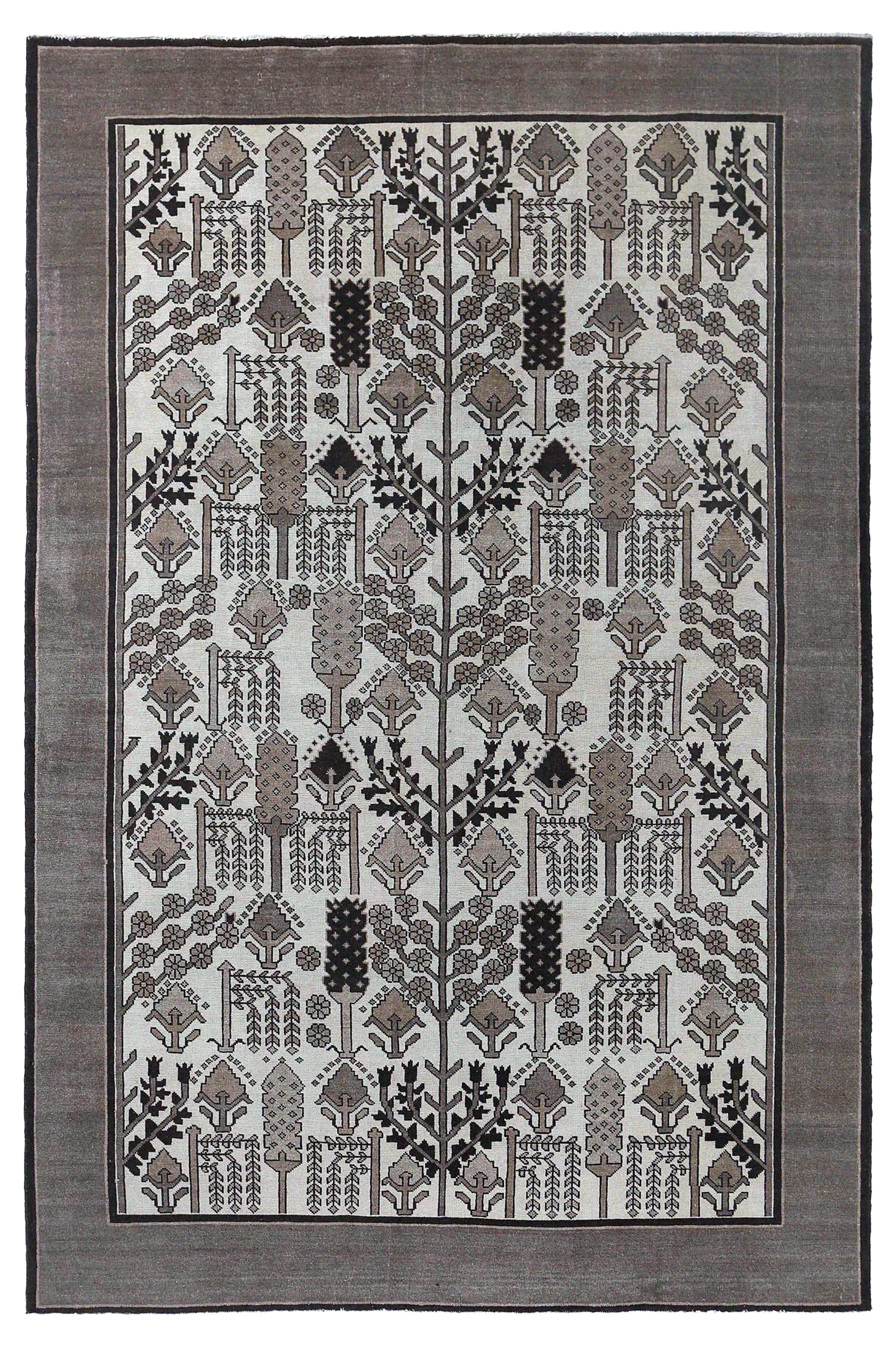 Antique Persian Bakhtiar Transitional Rug 96672