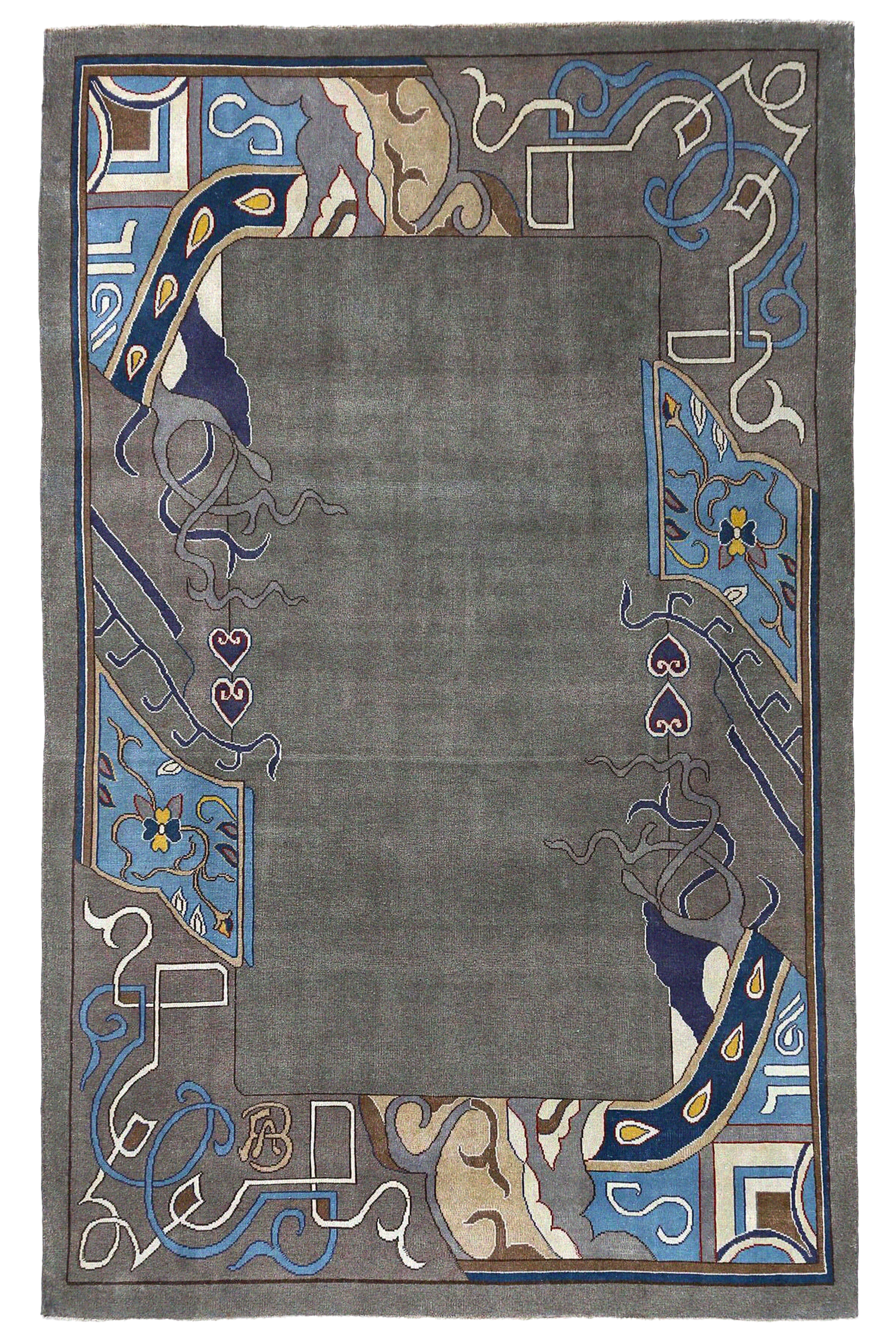 Persian Mashad Transitional Rug 96676