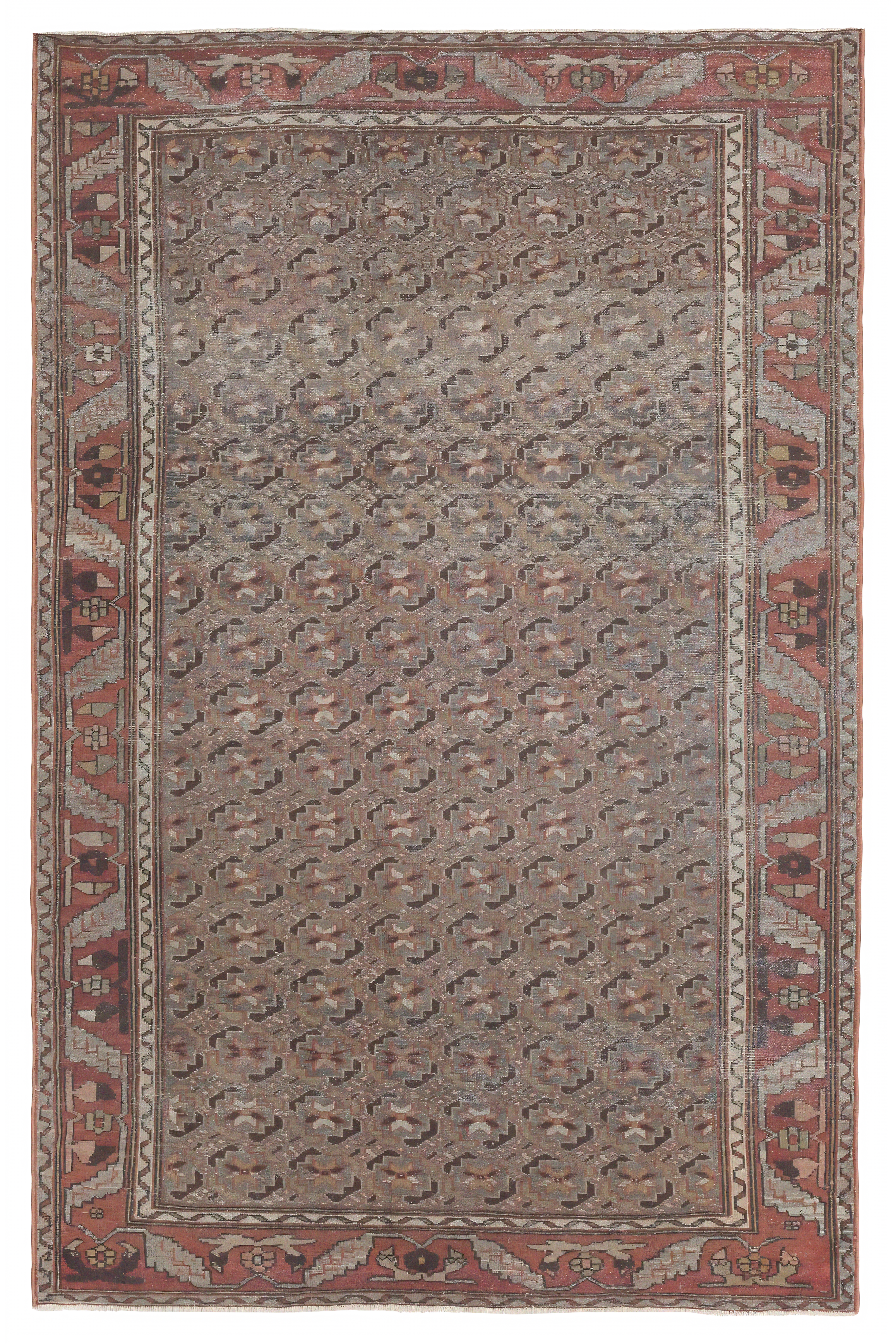 Antique Persian Malayer Traditional Rug 96697