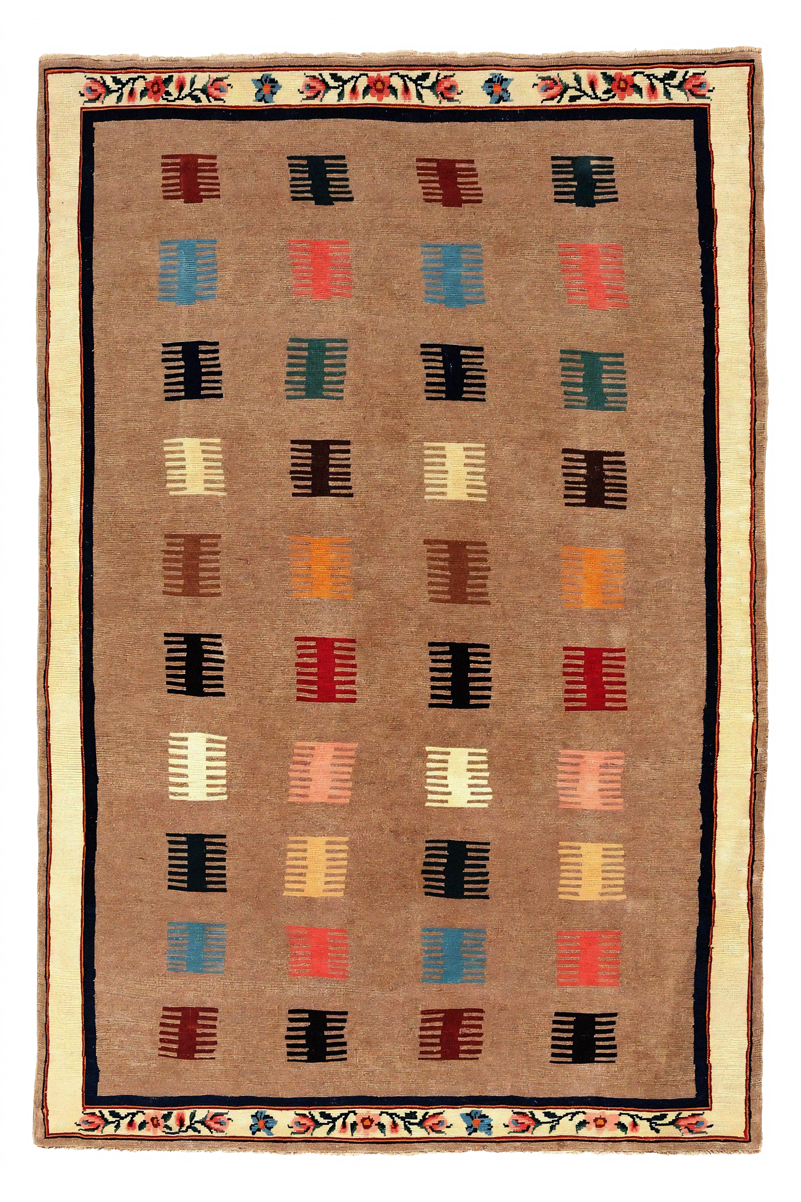 Antique Persian Azarbaijan Transitional Rug 96705