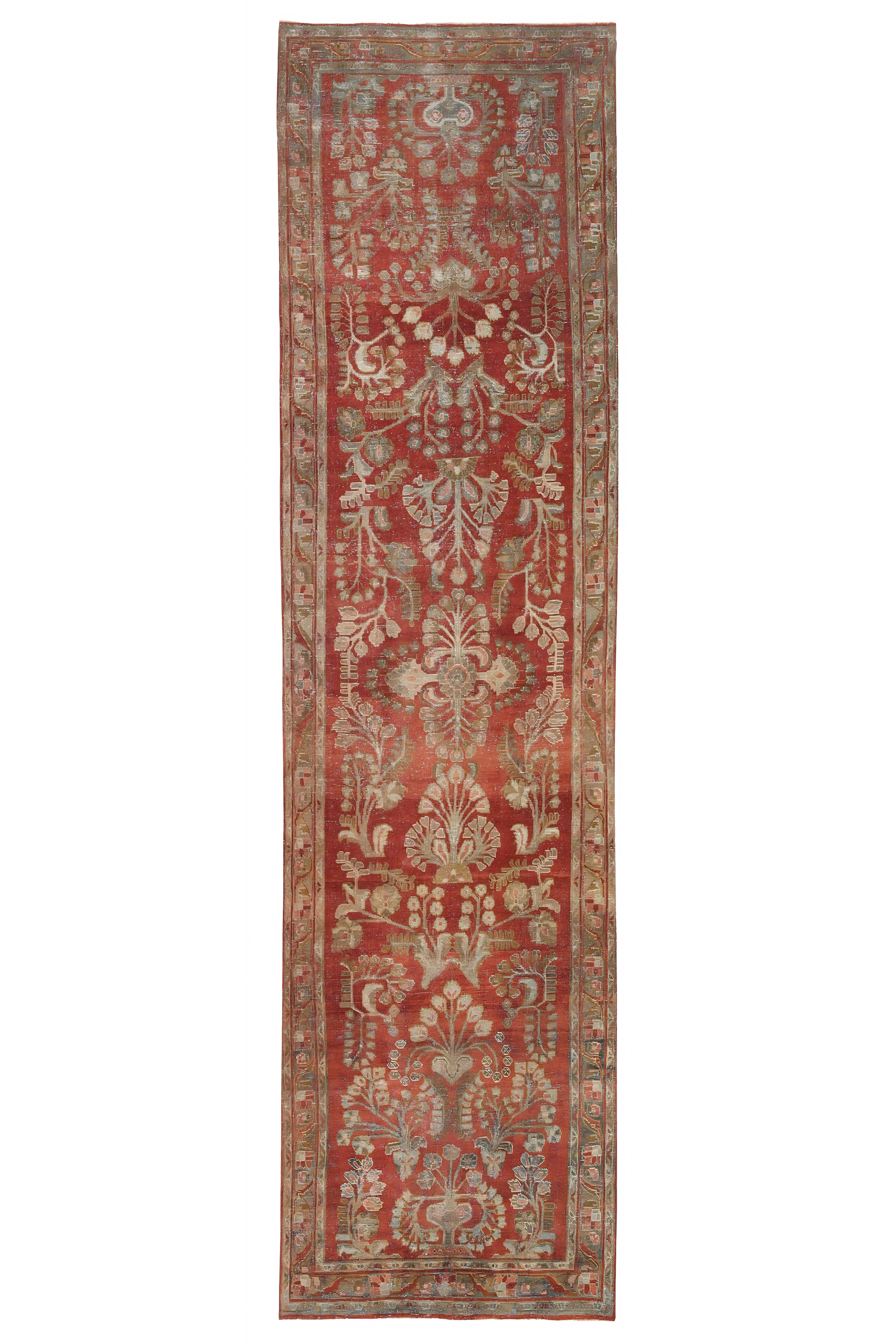 Antique Persian Mahal Traditional Rug 96712