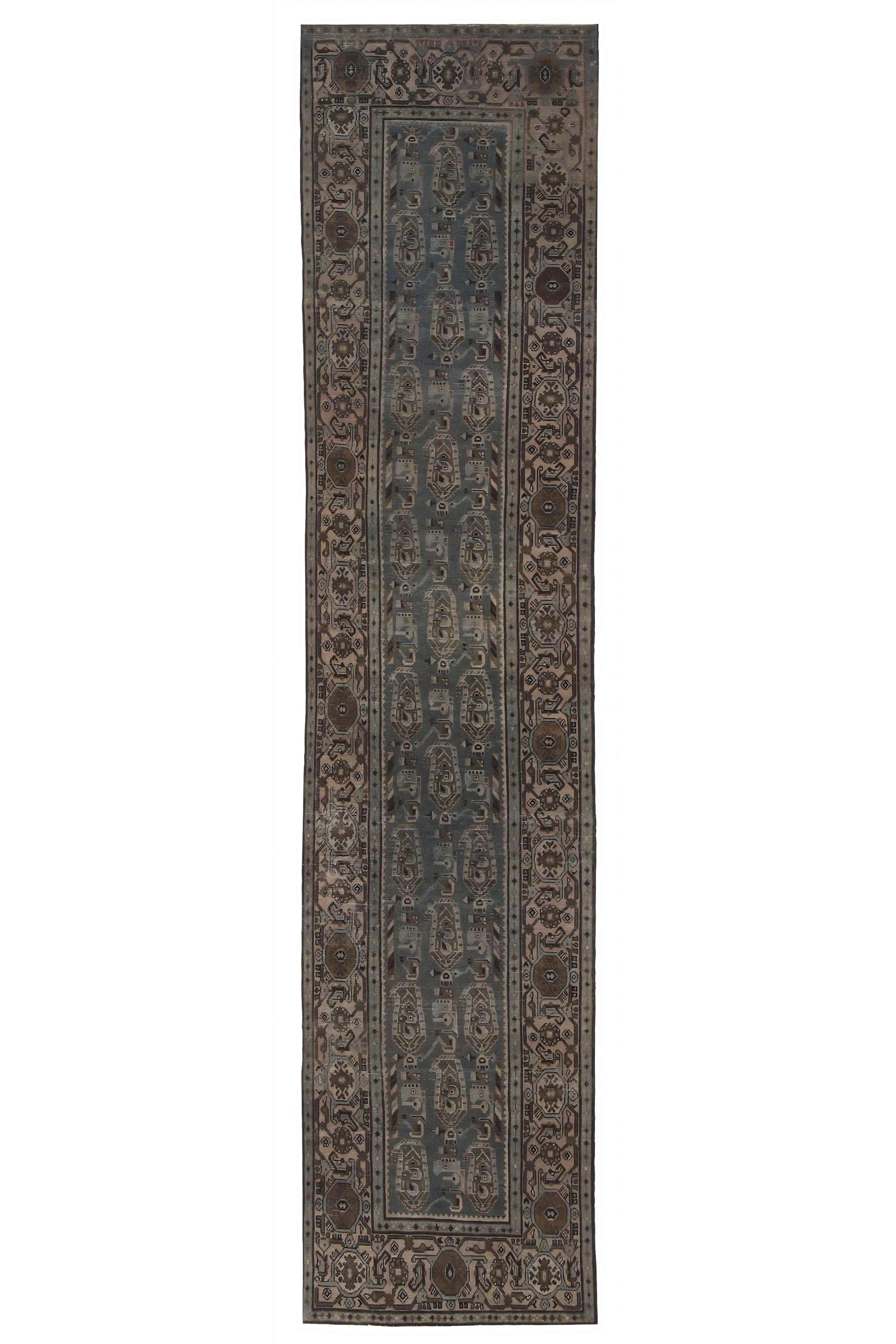 Antique Persian Malayer Traditional Rug 96715