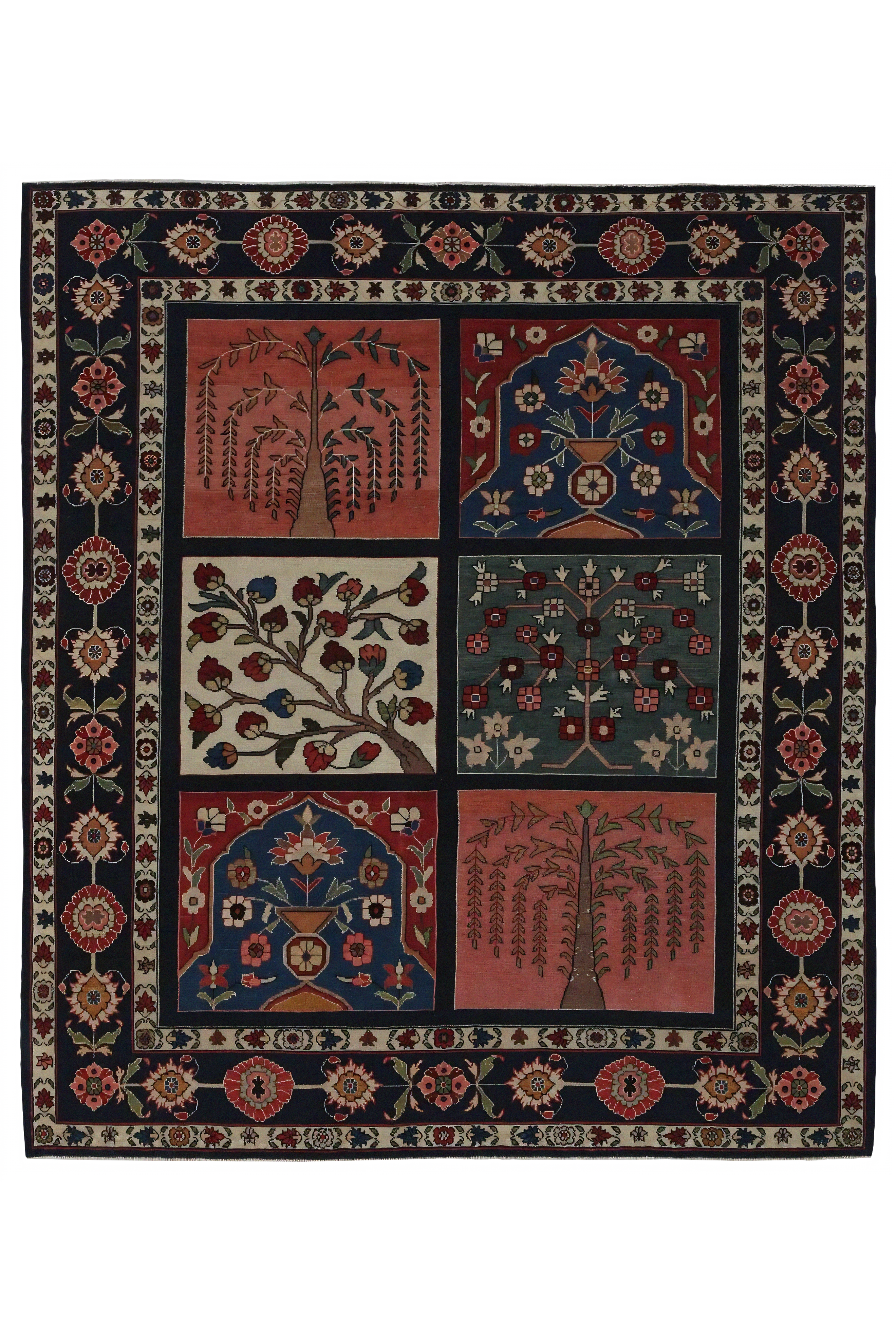 Antique Persian Bakhtiar Traditional Rug 96721