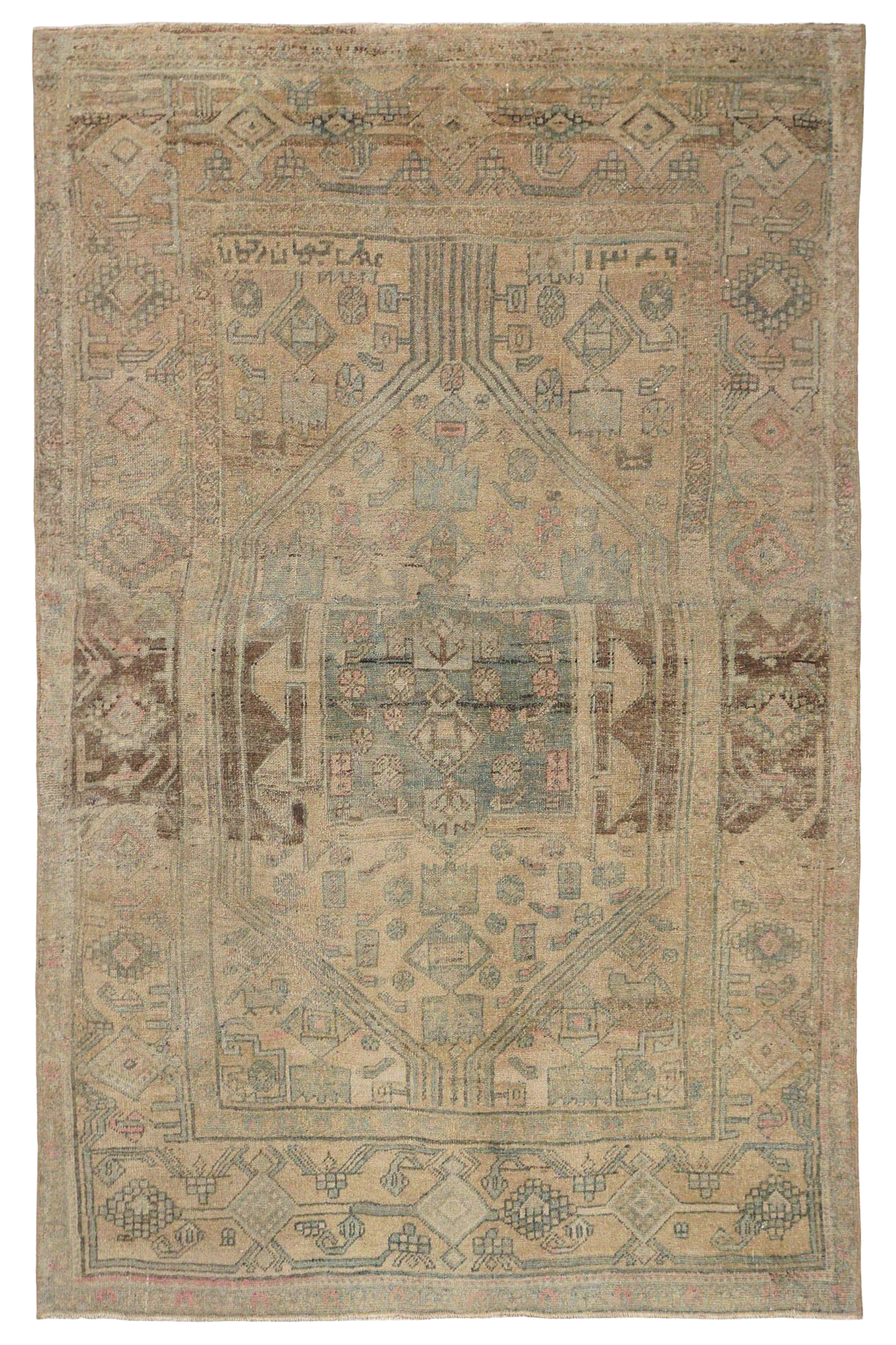 Antique Persian Azarbaijan Traditional Rug 96724
