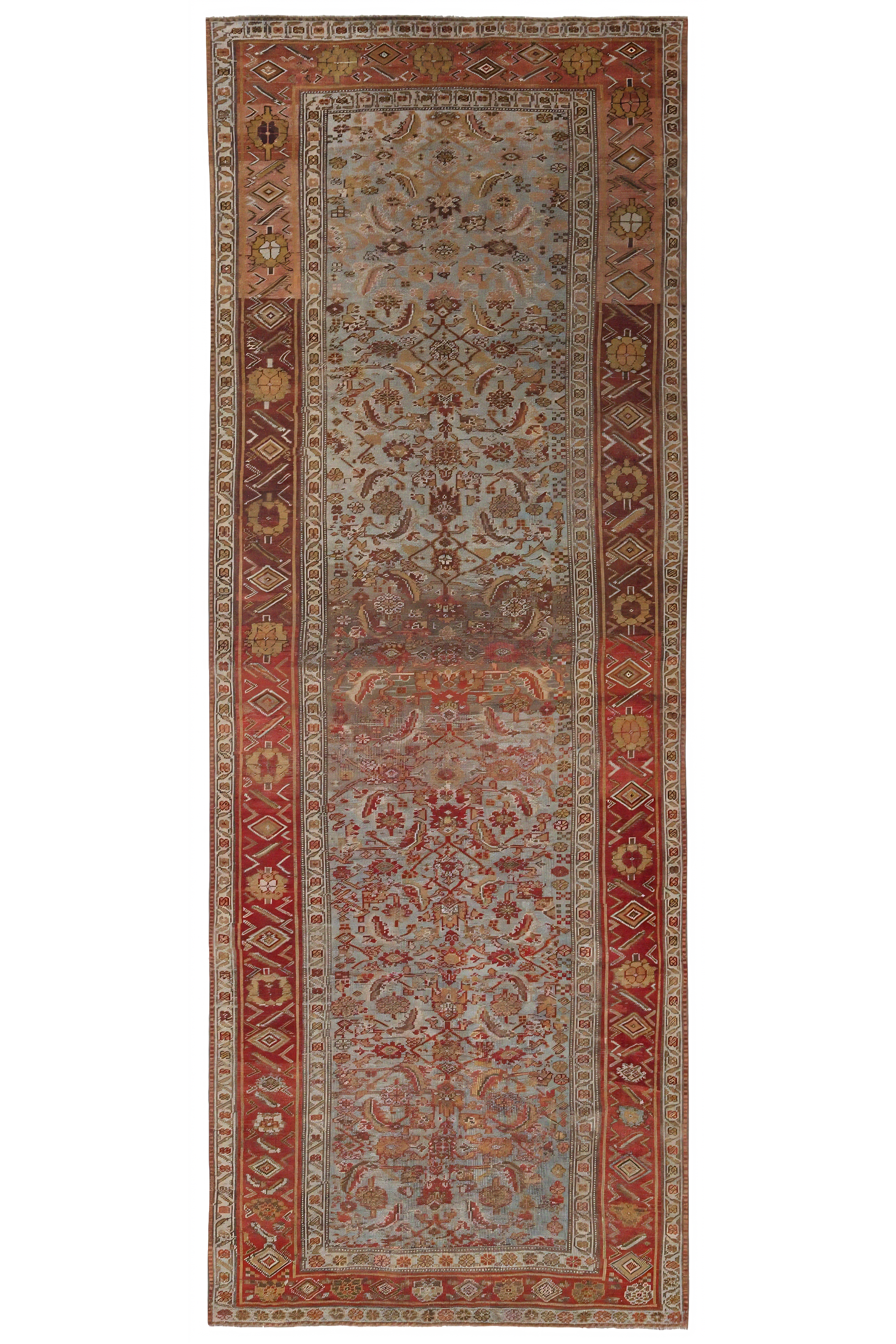 Antique Persian Bijar Traditional Rug 96730