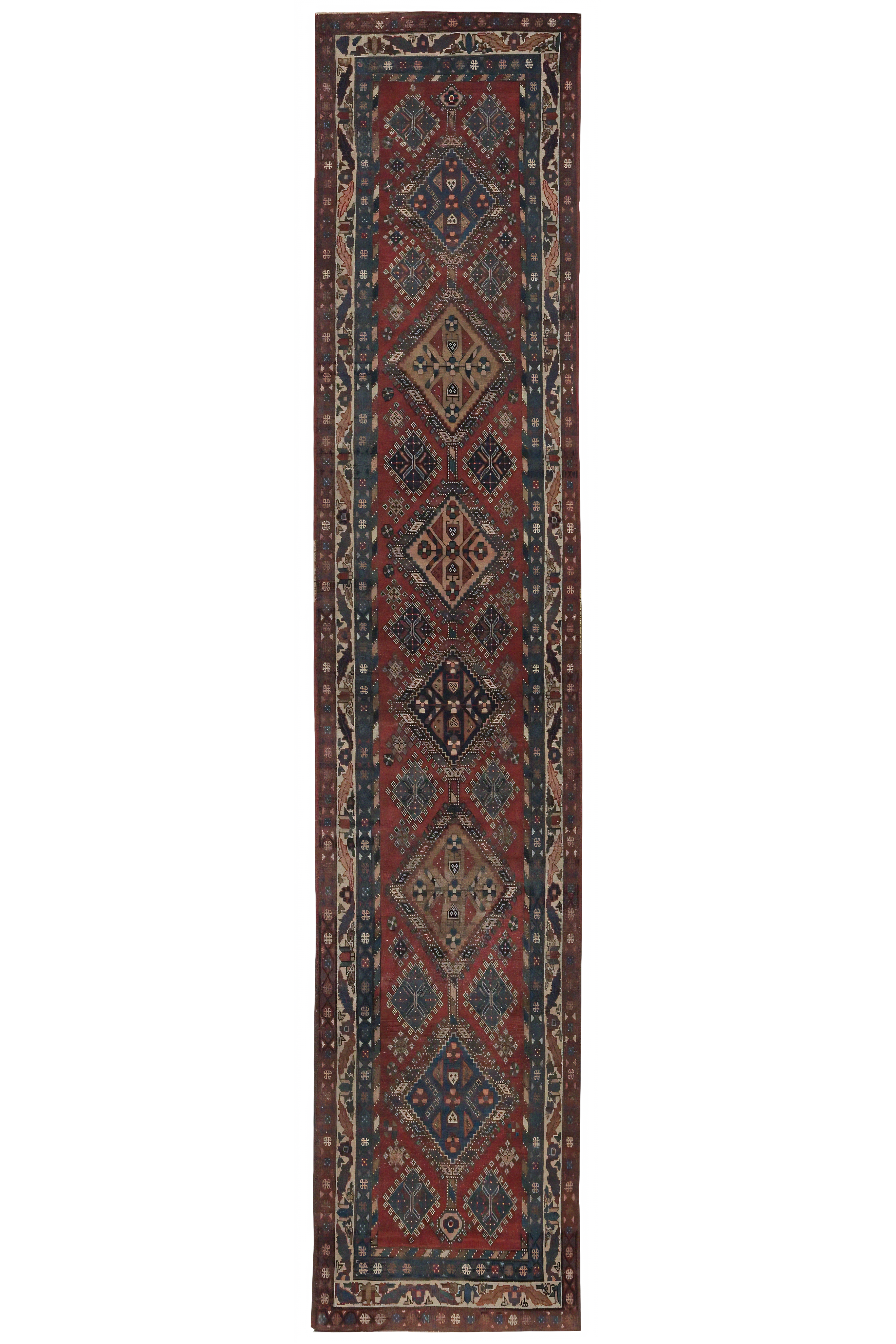 Antique Persian Azarbaijan Traditional Rug 96733