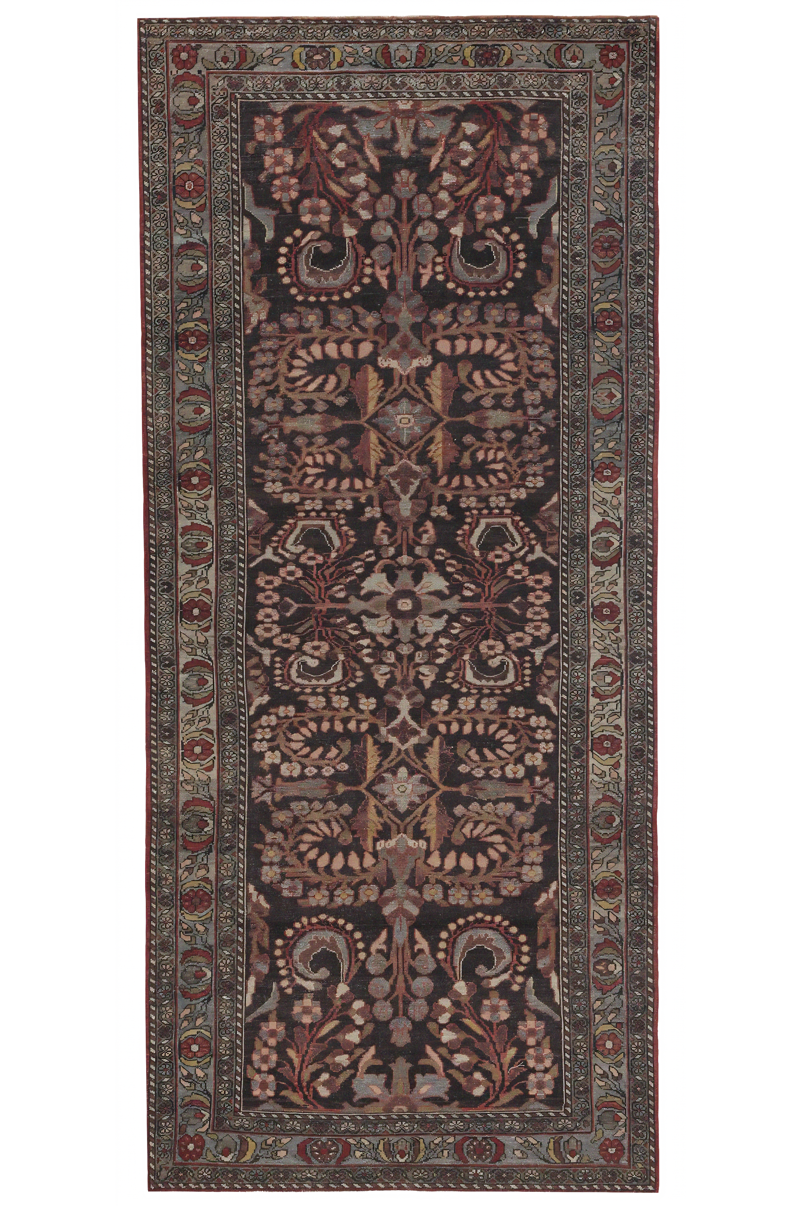 Antique Persian Malayer Traditional Rug 96735