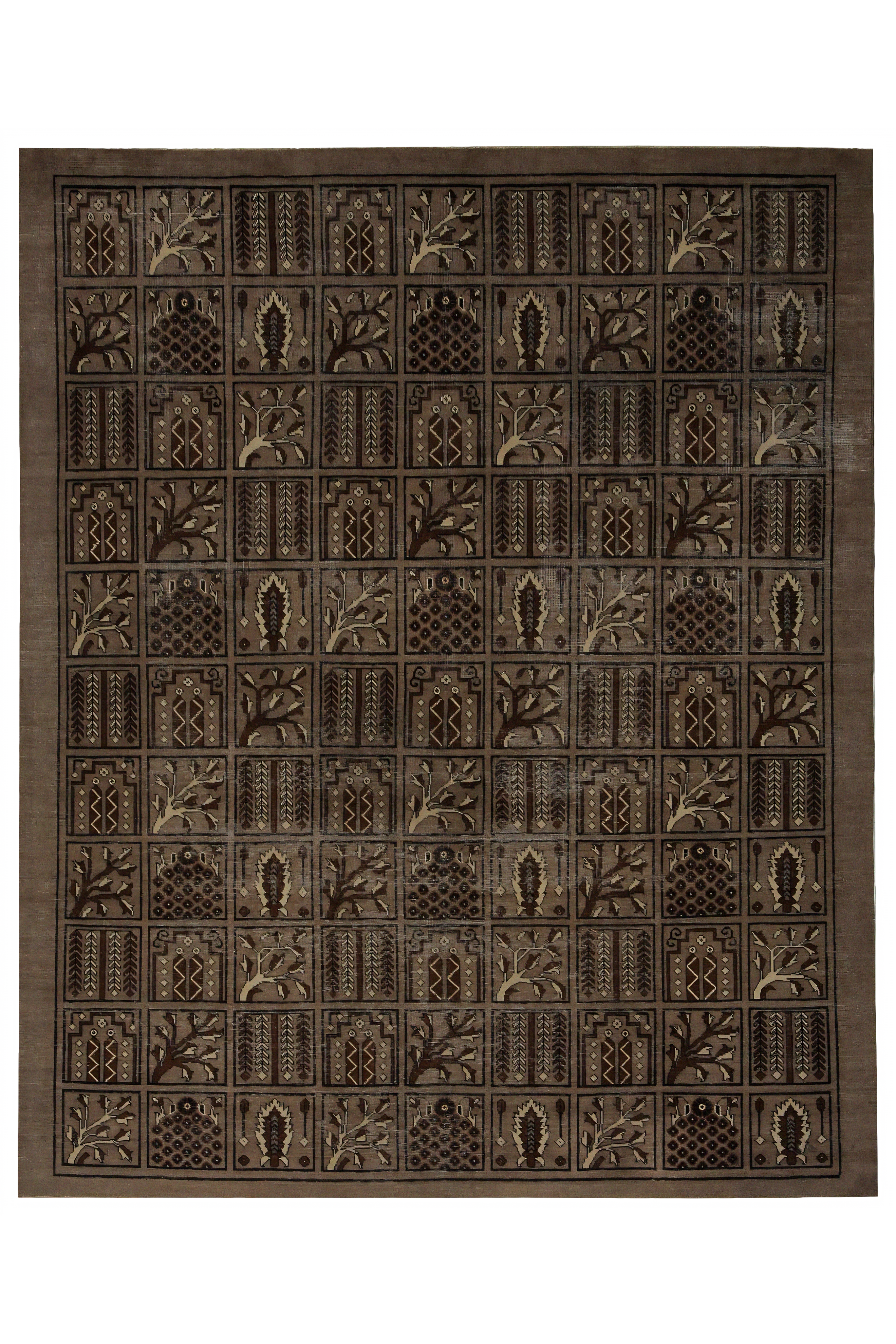 Antique Persian Bakhtiar Traditional Rug 96743