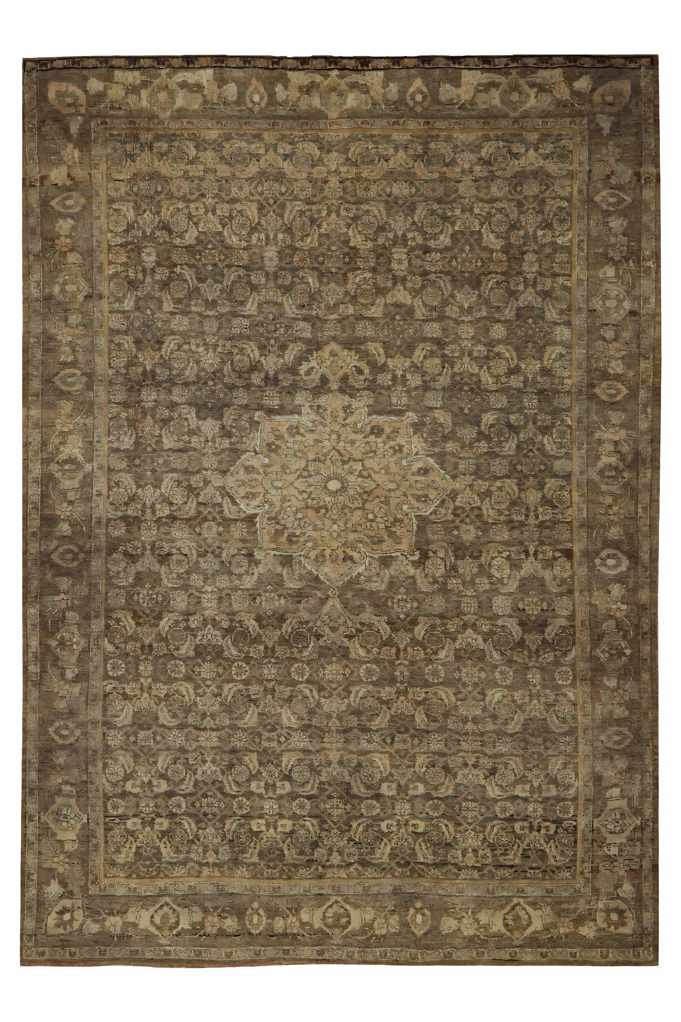 Antique Persian Bijar Traditional Rug 96751