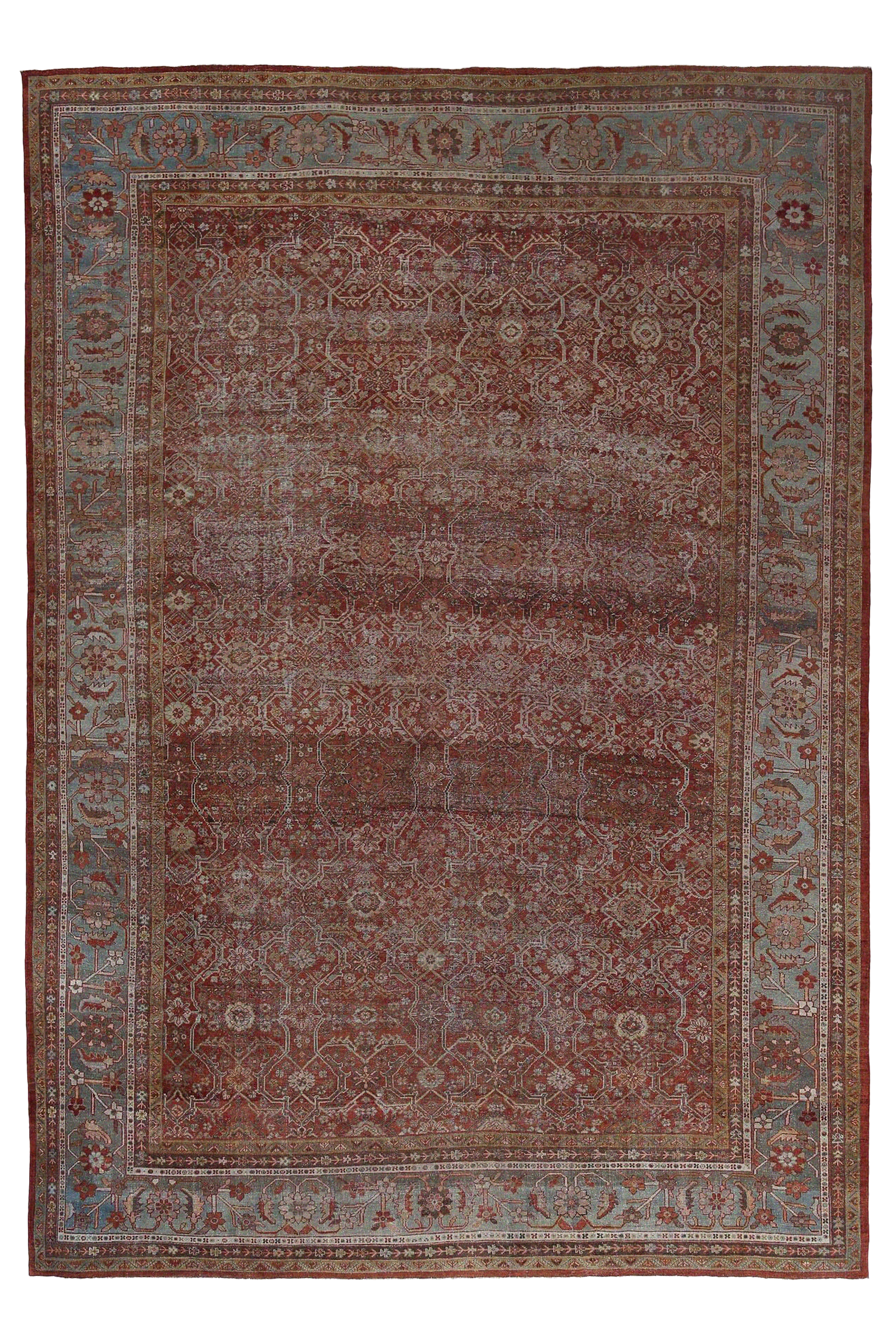 Antique Persian Sultanabad Traditional Rug 96764