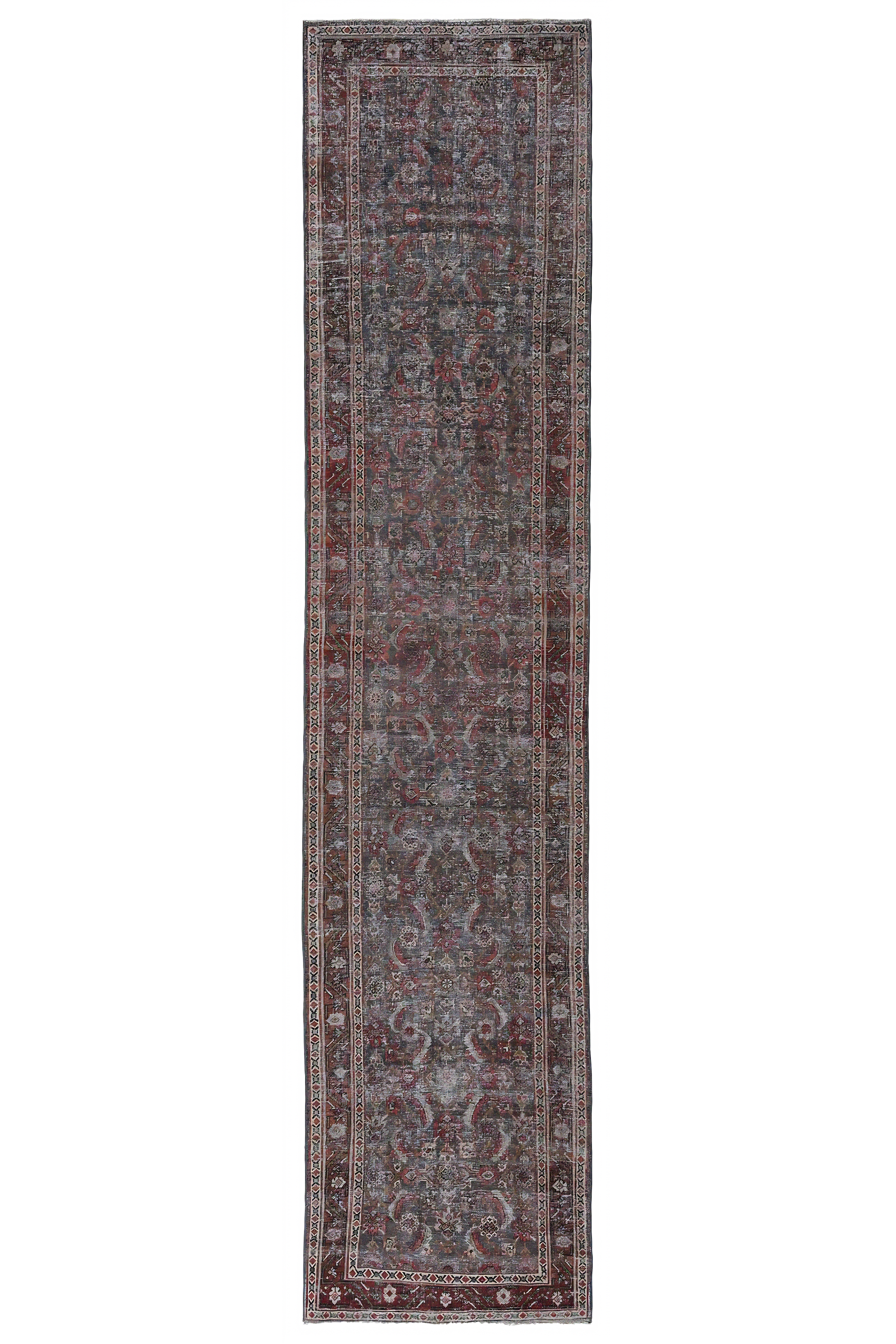 Antique Persian Mahal Traditional Rug 96766