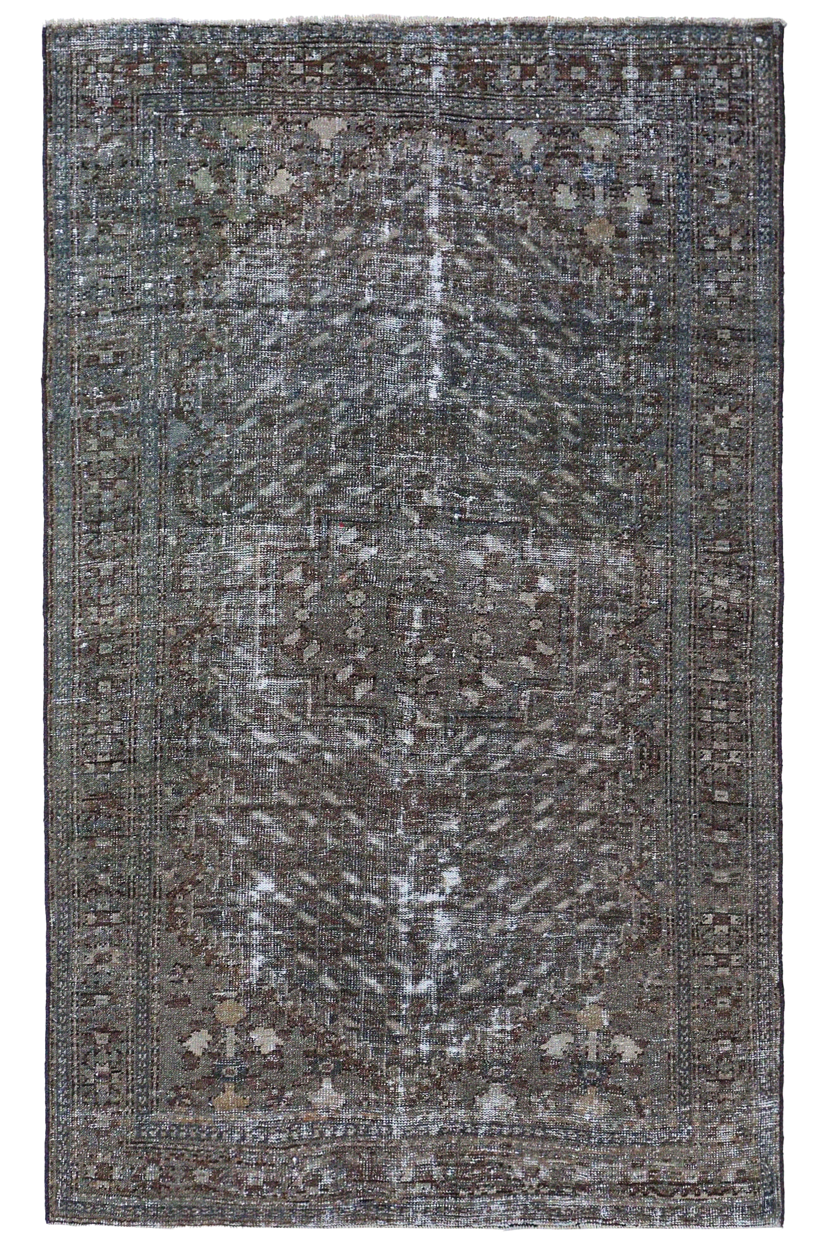 Antique Persian Mahal Traditional Rug 96767