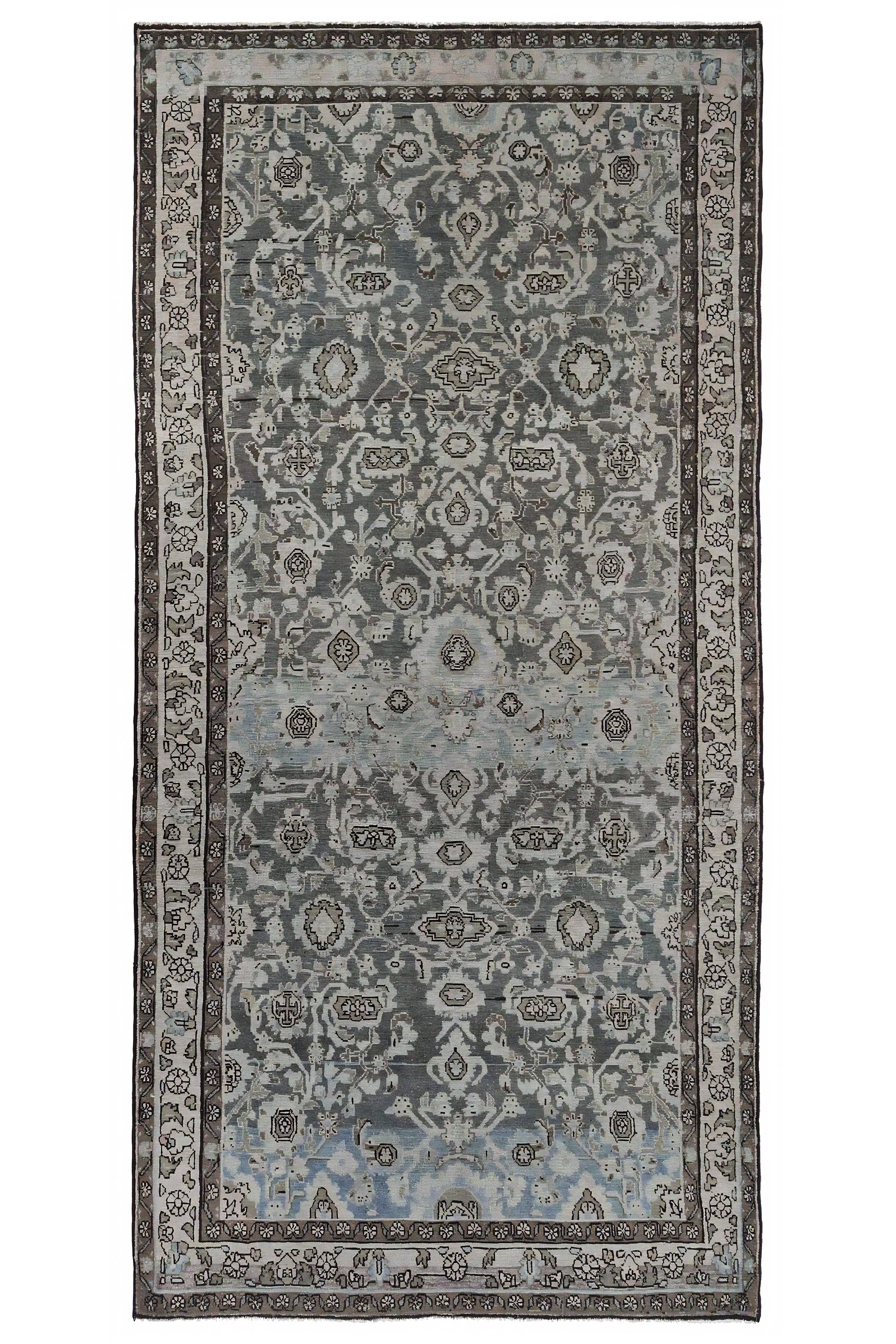 Antique Persian Malayer Traditional Rug 96773