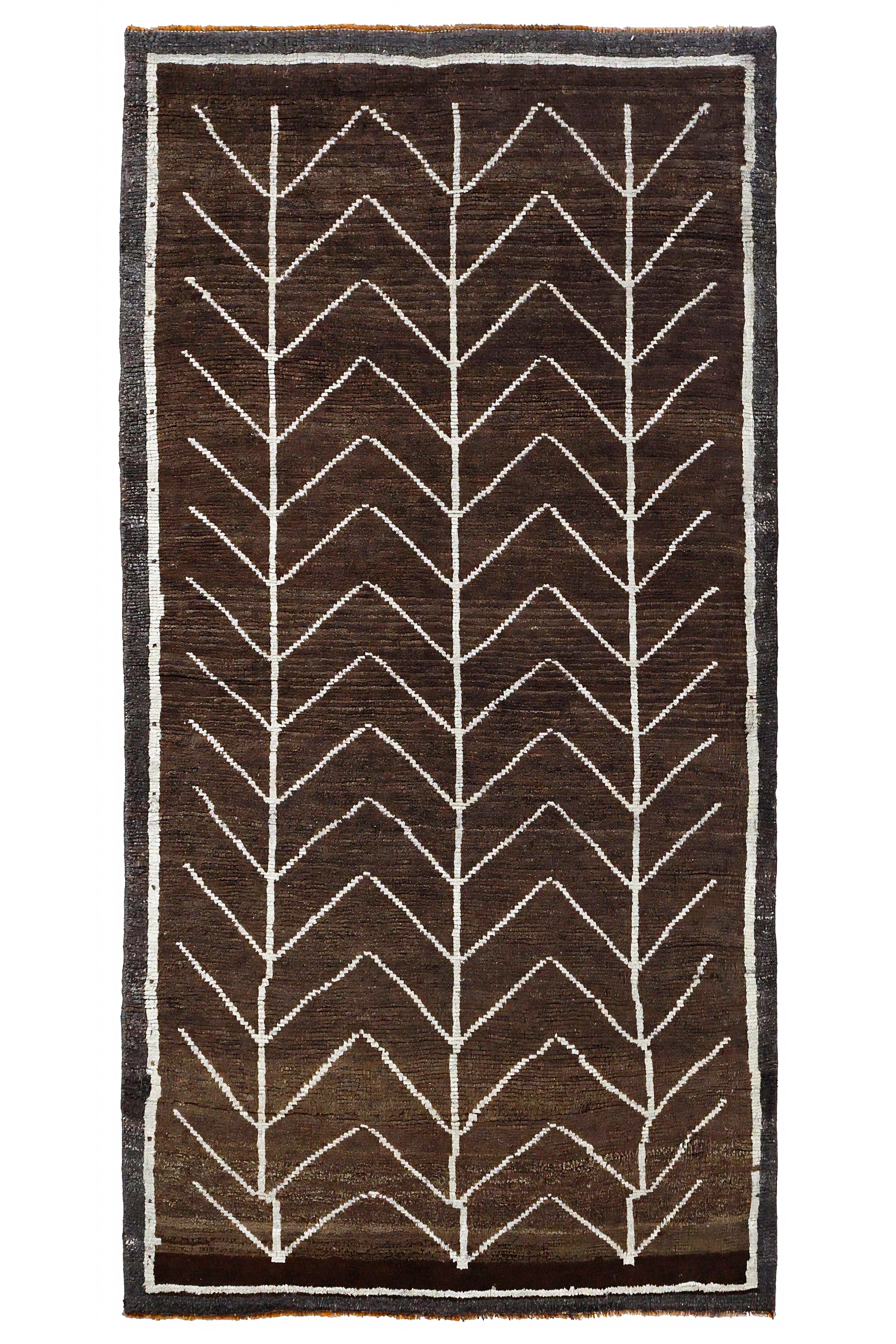 Antique Persian Gabbeh Transitional Rug 96784