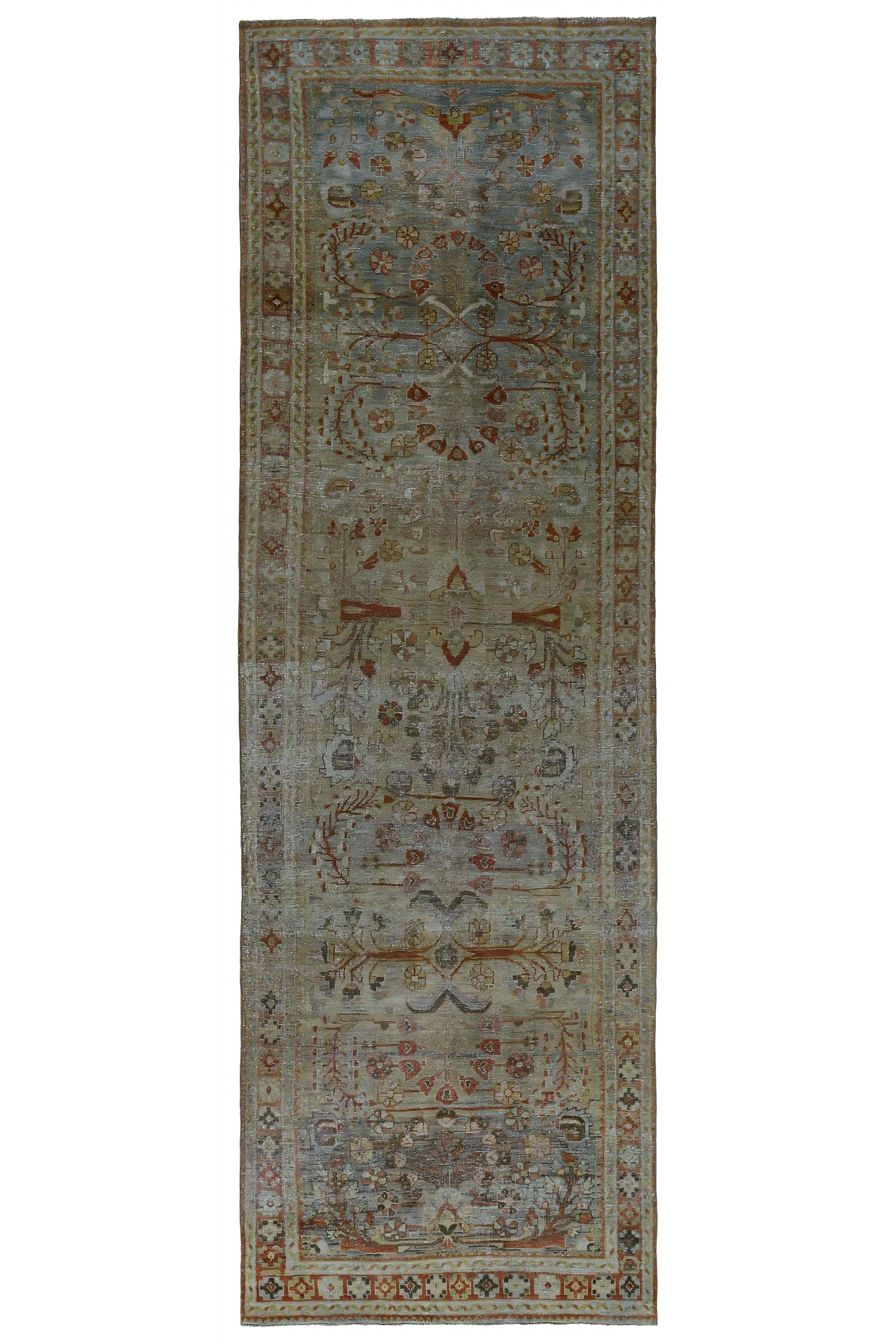 Antique Persian Mahal Traditional Rug 96787