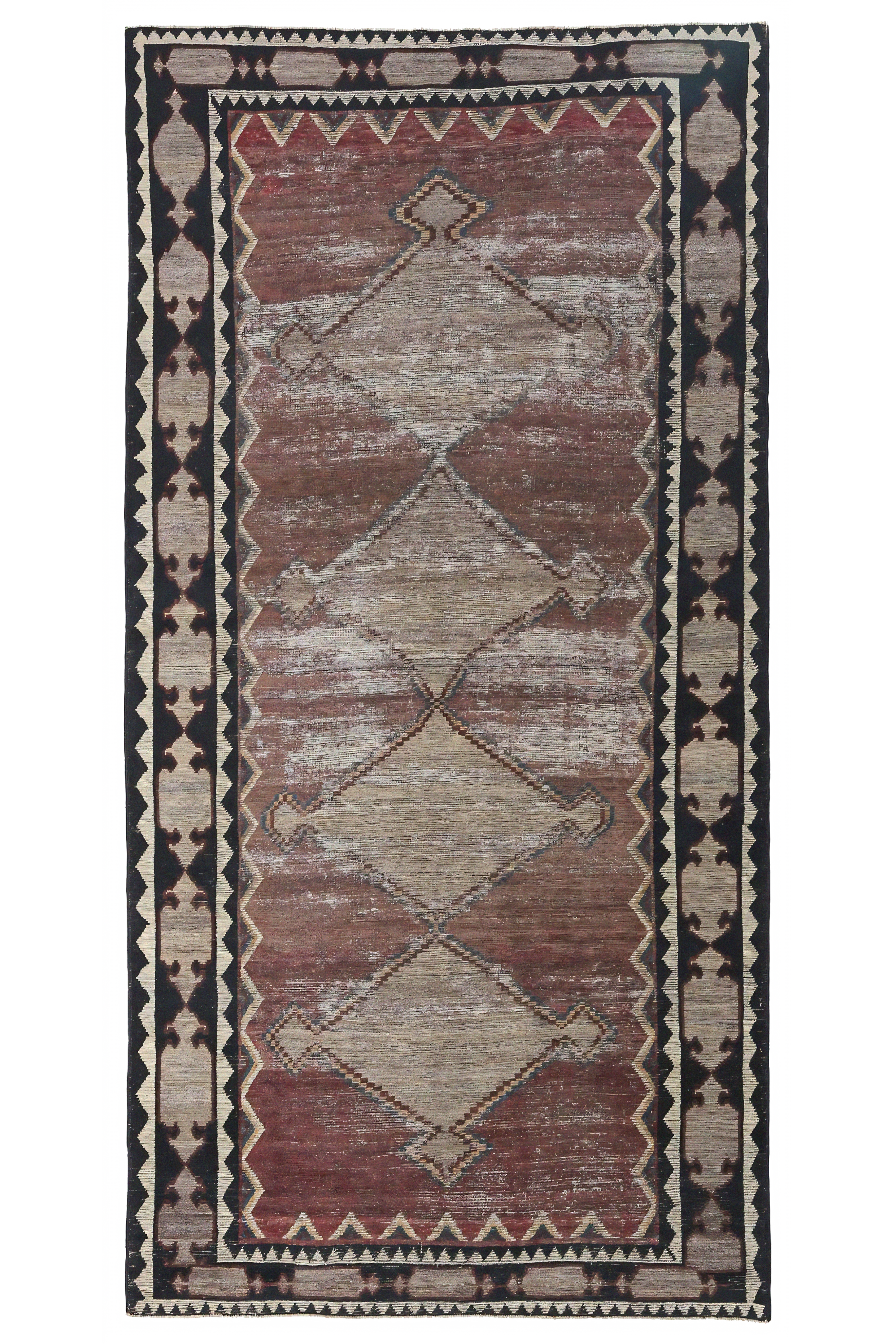 Antique Persian Gabbeh Traditional Rug 96796