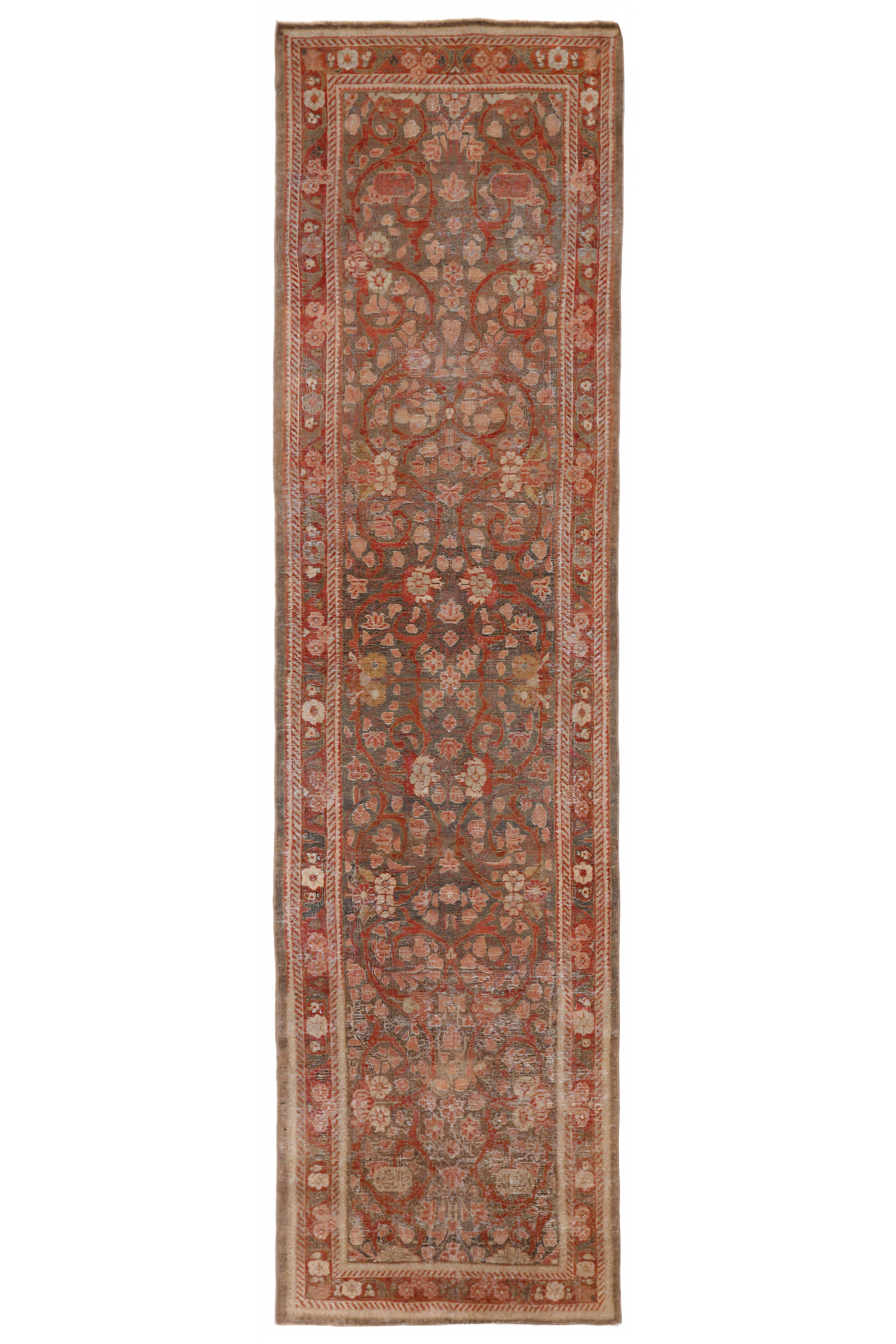 Antique Persian Mahal Traditional Rug 96807