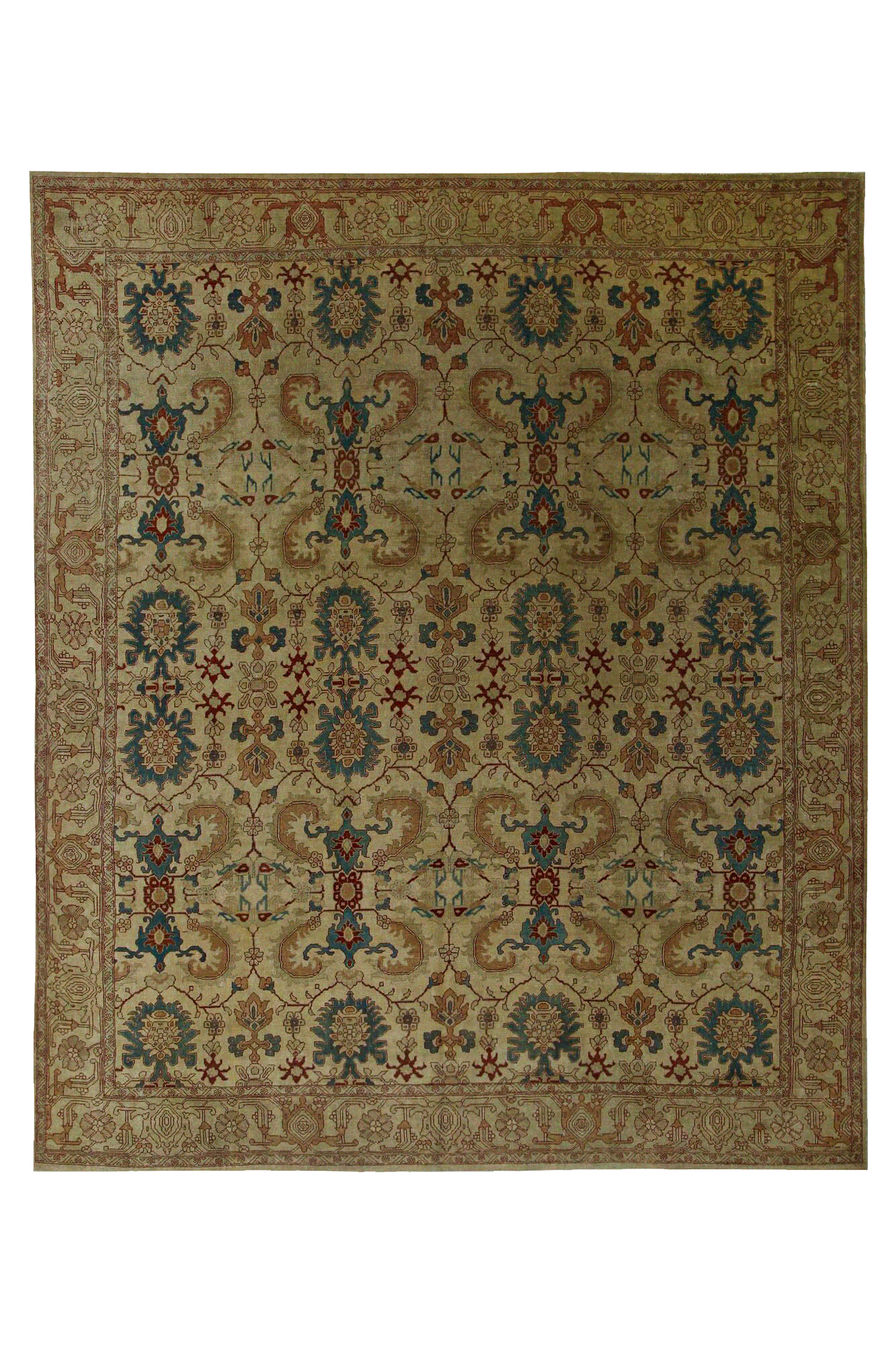Antique Persian Heriz Traditional Rug 96830
