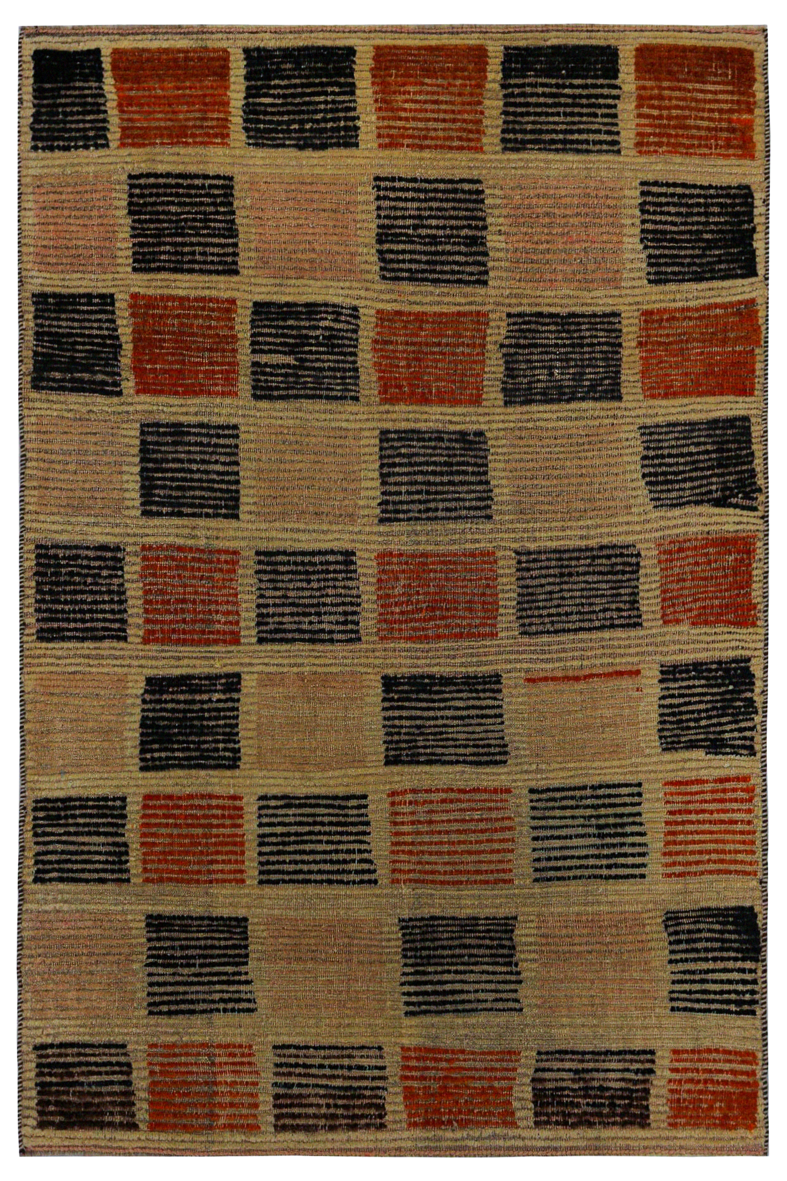 Antique Persian Gabbeh Transitional Rug 96840