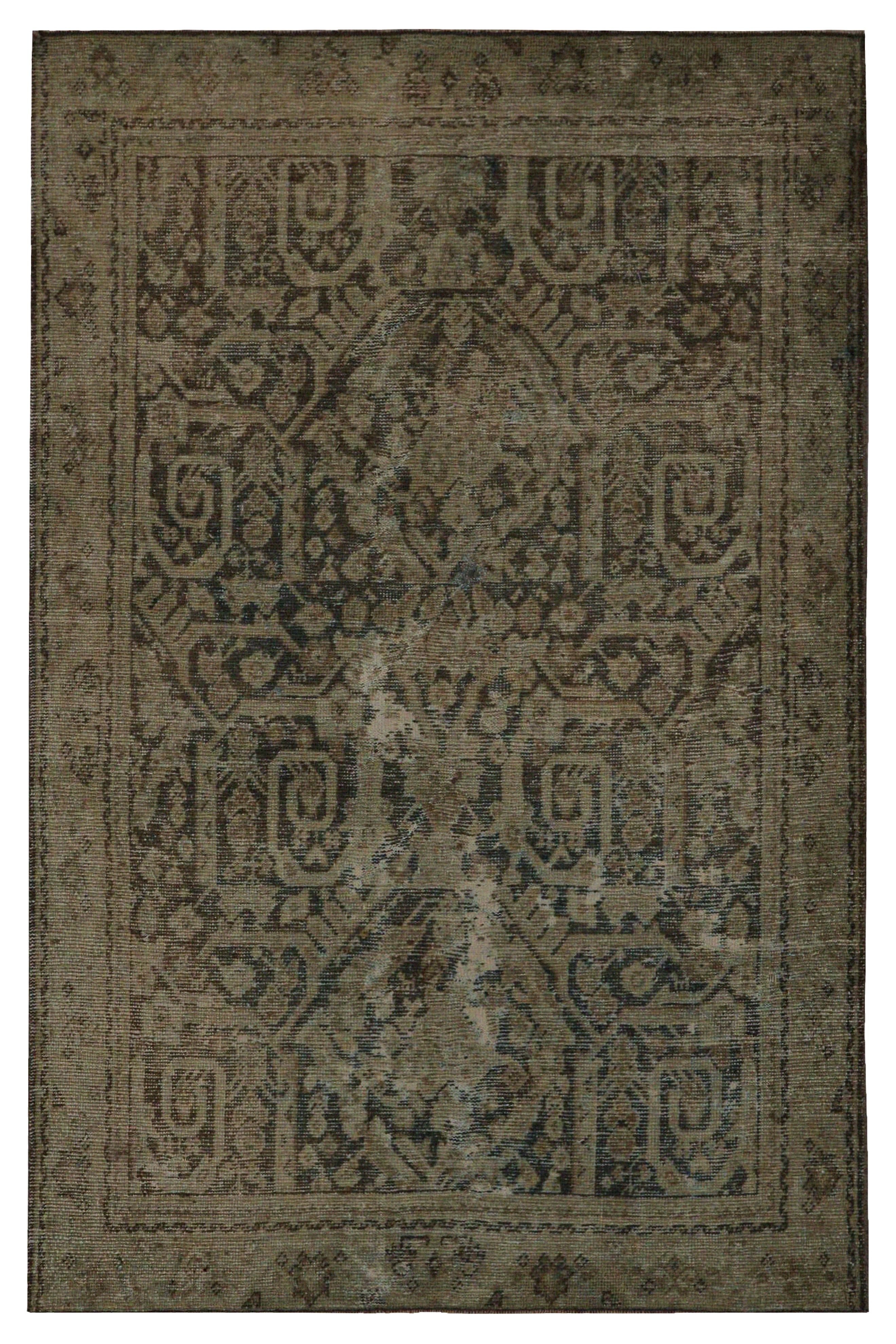 Antique Persian Mahal Traditional Rug 96843
