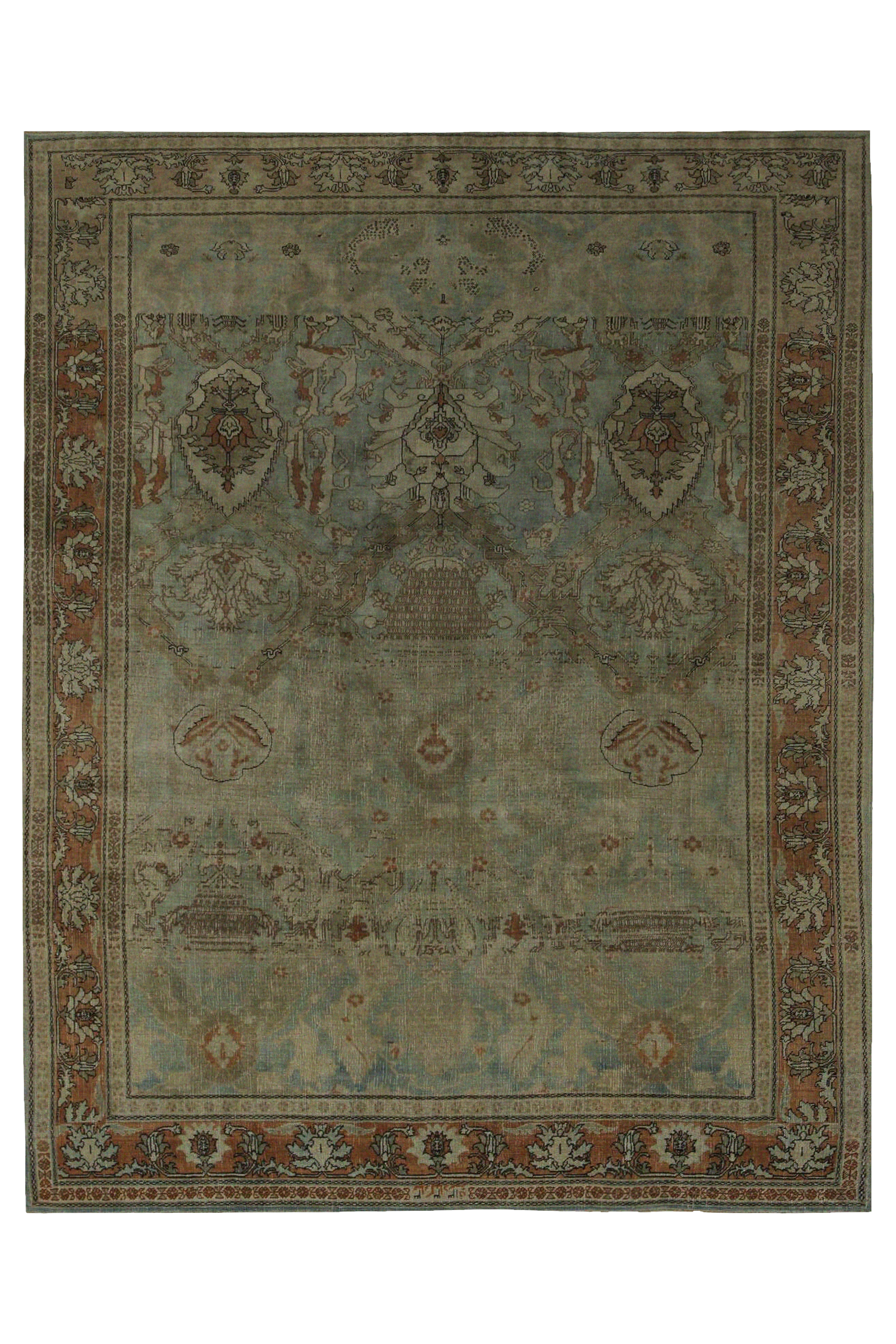 Antique Persian Azarbaijan Traditional Rug 96845