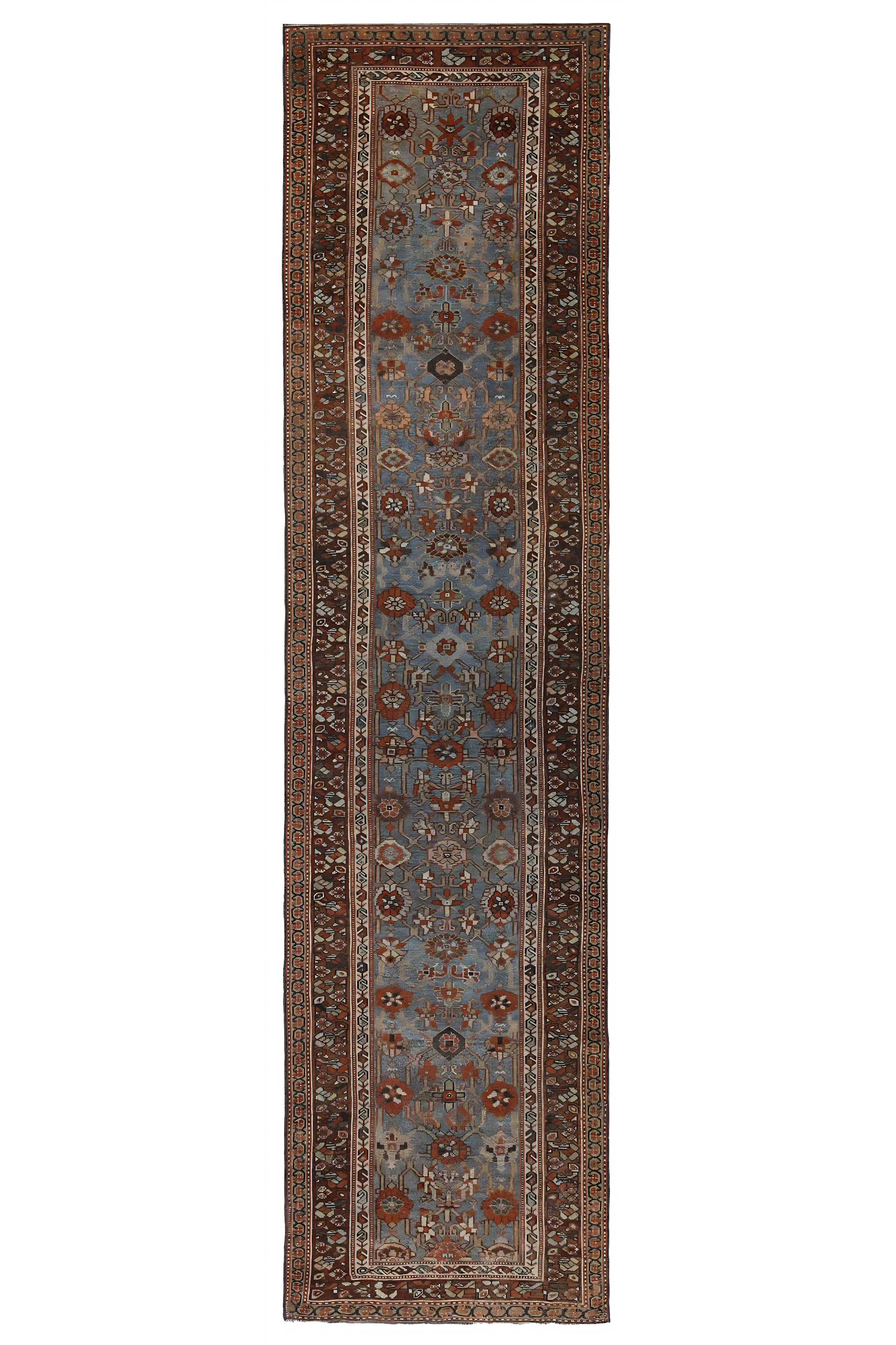 Antique Persian Bijar Traditional Rug 96858