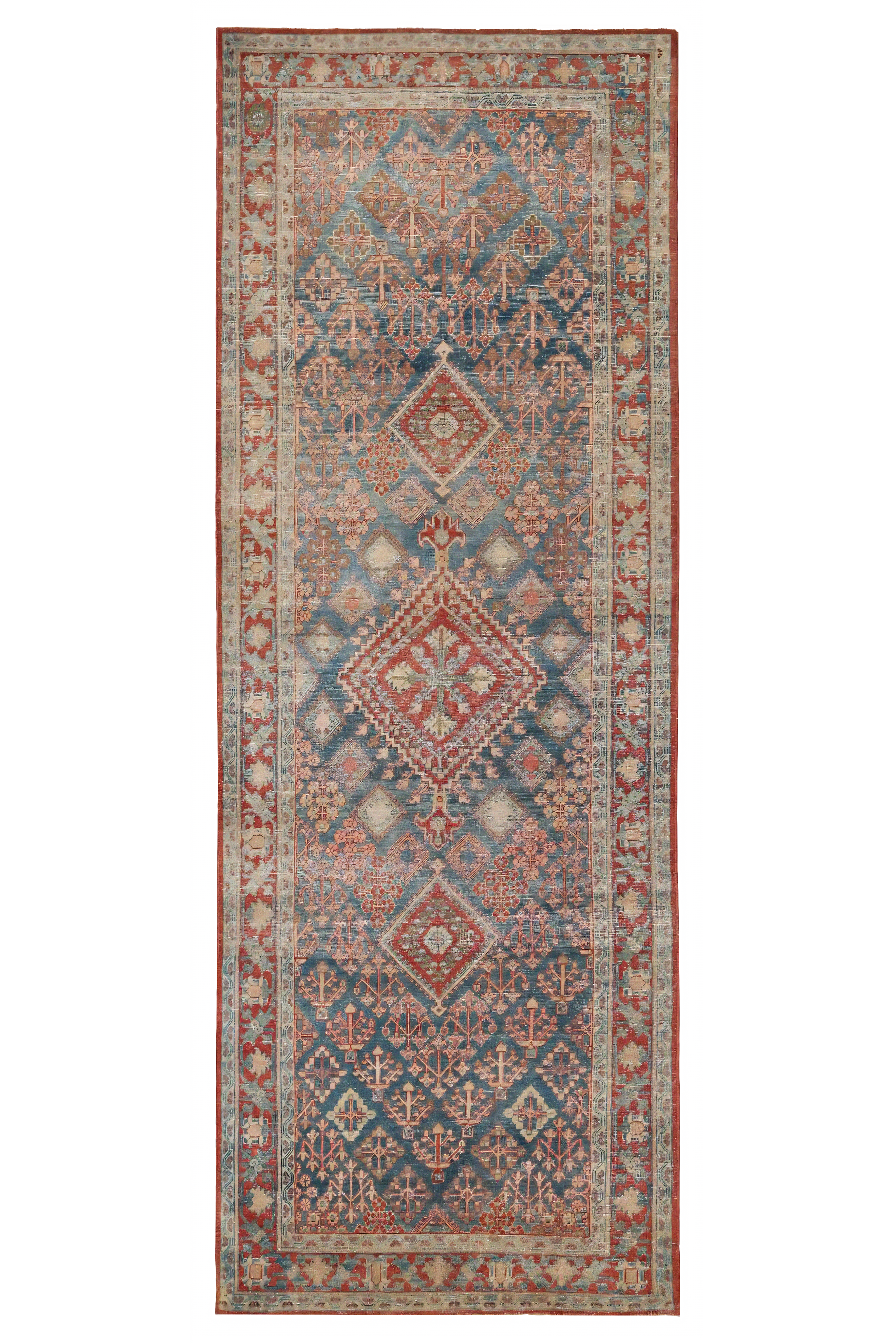 Antique Persian Joshegan Traditional Rug 96860